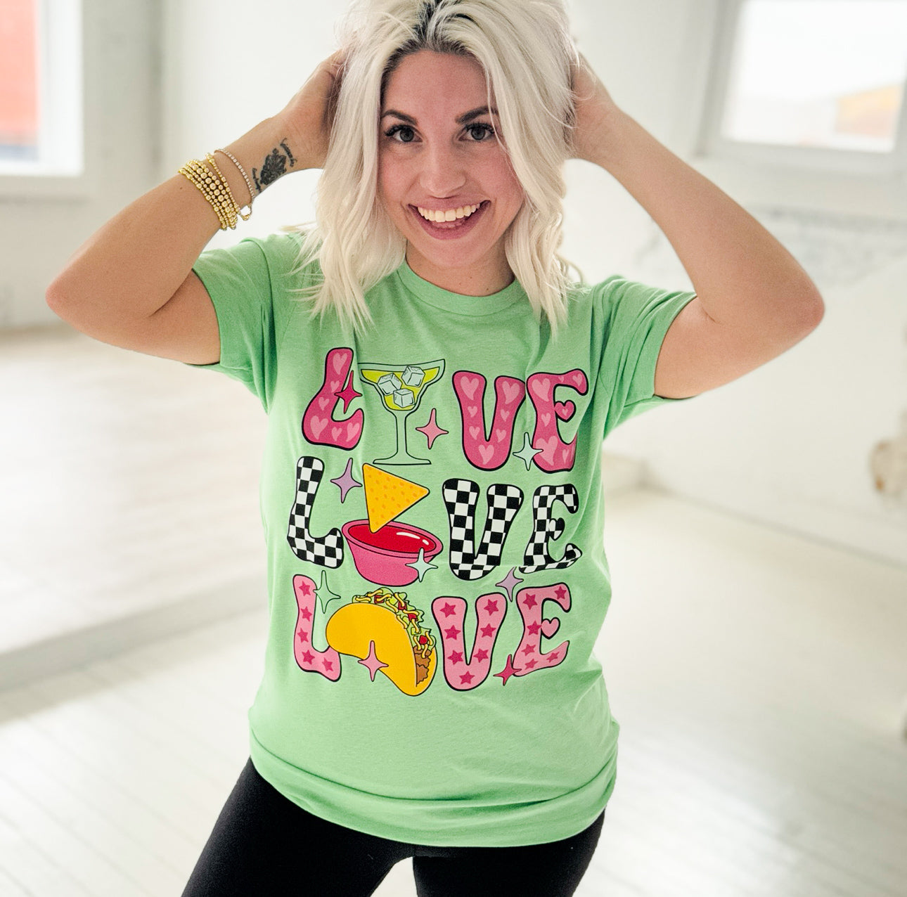 LOVE LOVE LOVE Graphic Tee