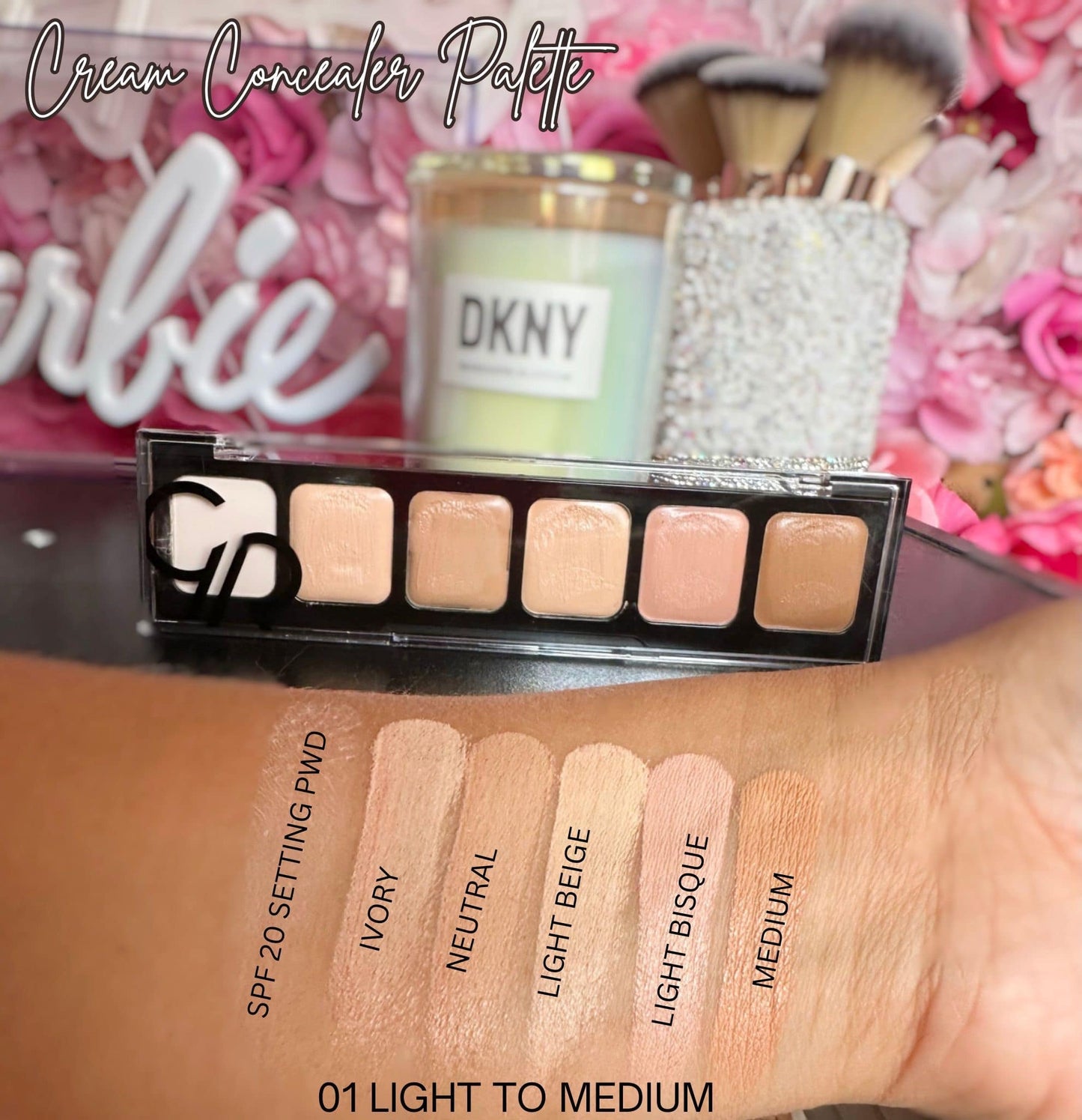 Correct & Conceal Concealer Cream Palette 01 - Light To Medium