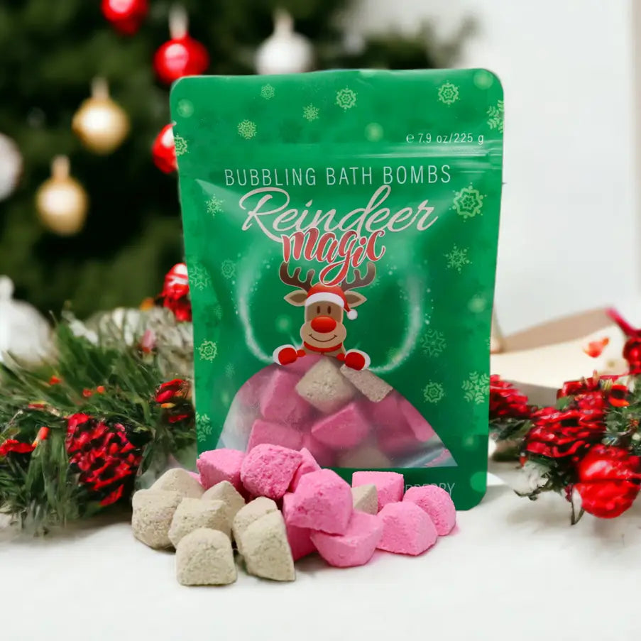 Christmas 2025 Bubble Bath Bombs | Reindeer Magic