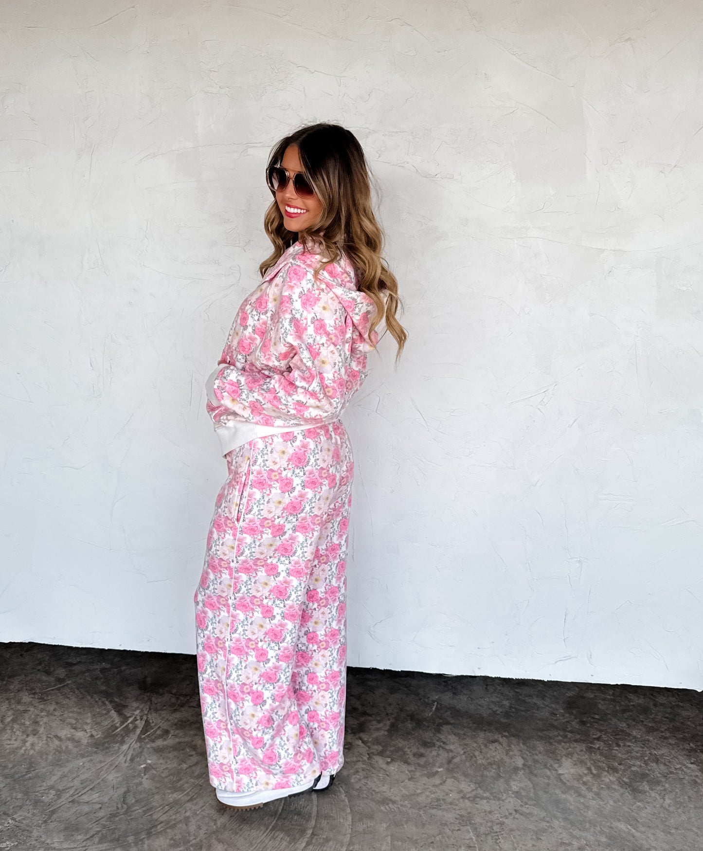 PREORDER- FLORAL & CHEETAH EASY DOES IT PULLOVER