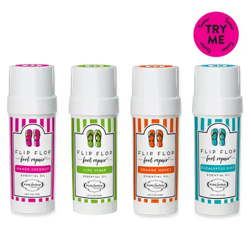 Flip Flop Foot Repair Testers 1 of Each 4 Fragrance