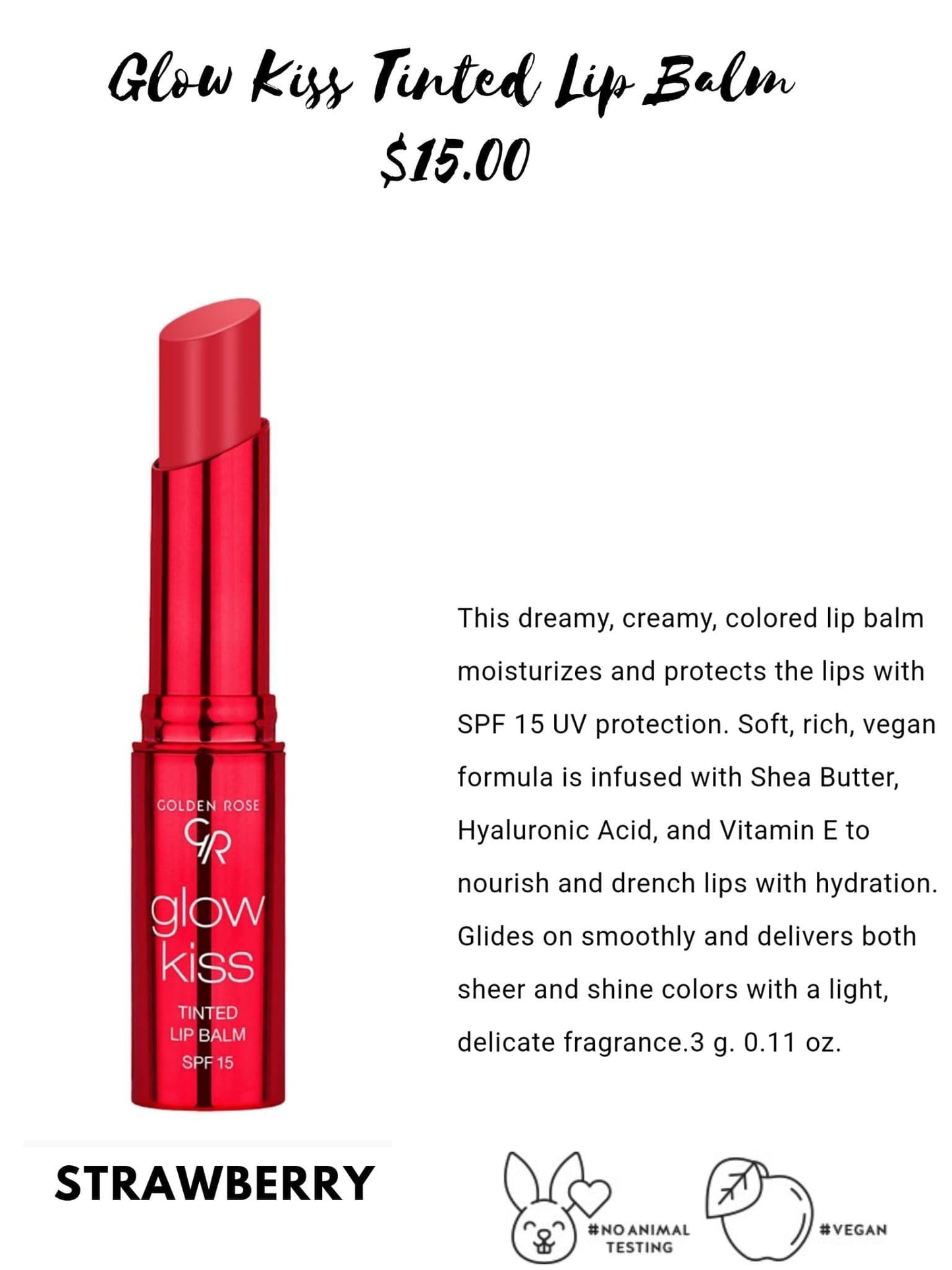 Glow Kiss Tinted Lip Balm - Celesty