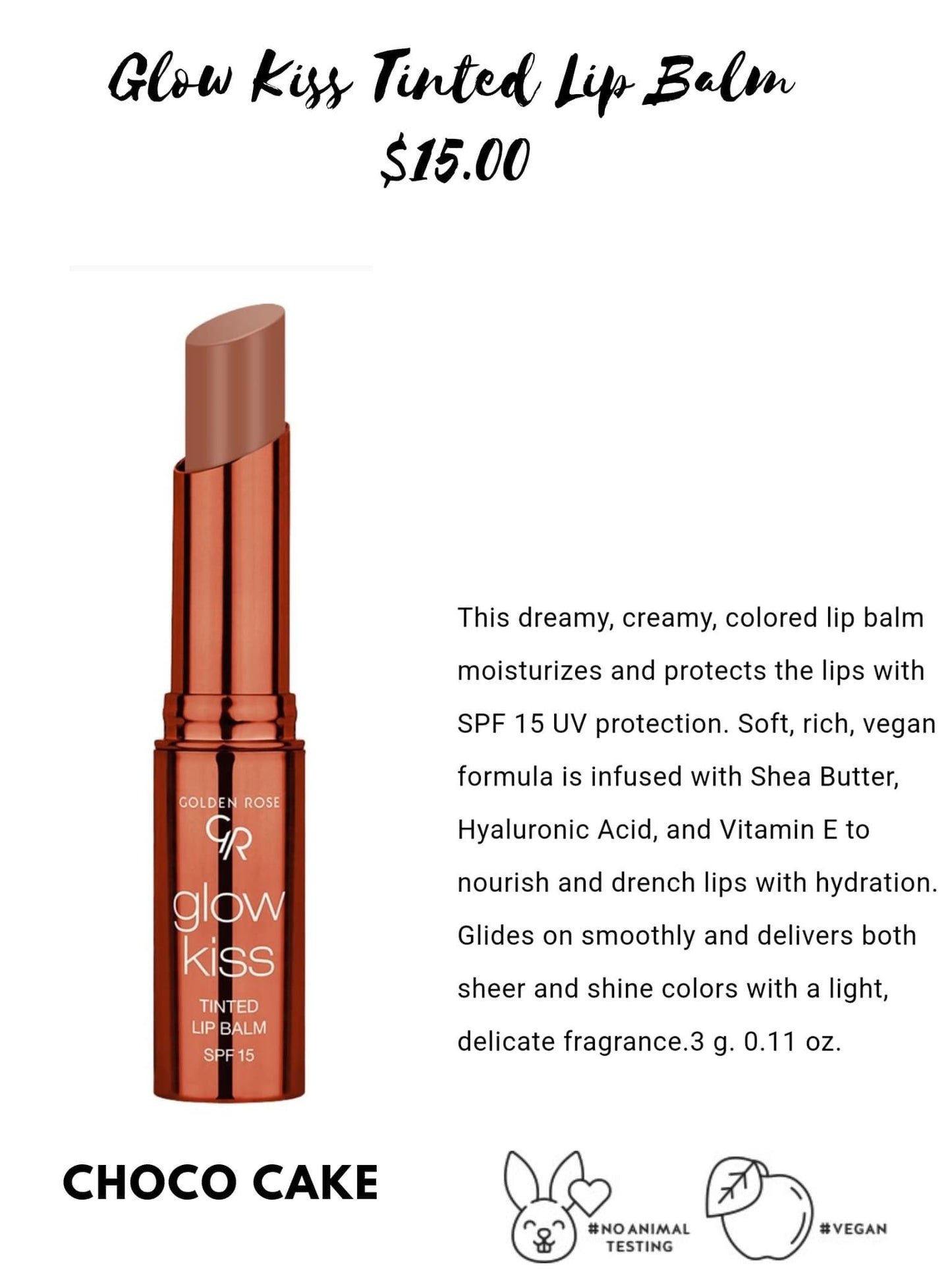 Glow Kiss Tinted Lip Balm - Celesty