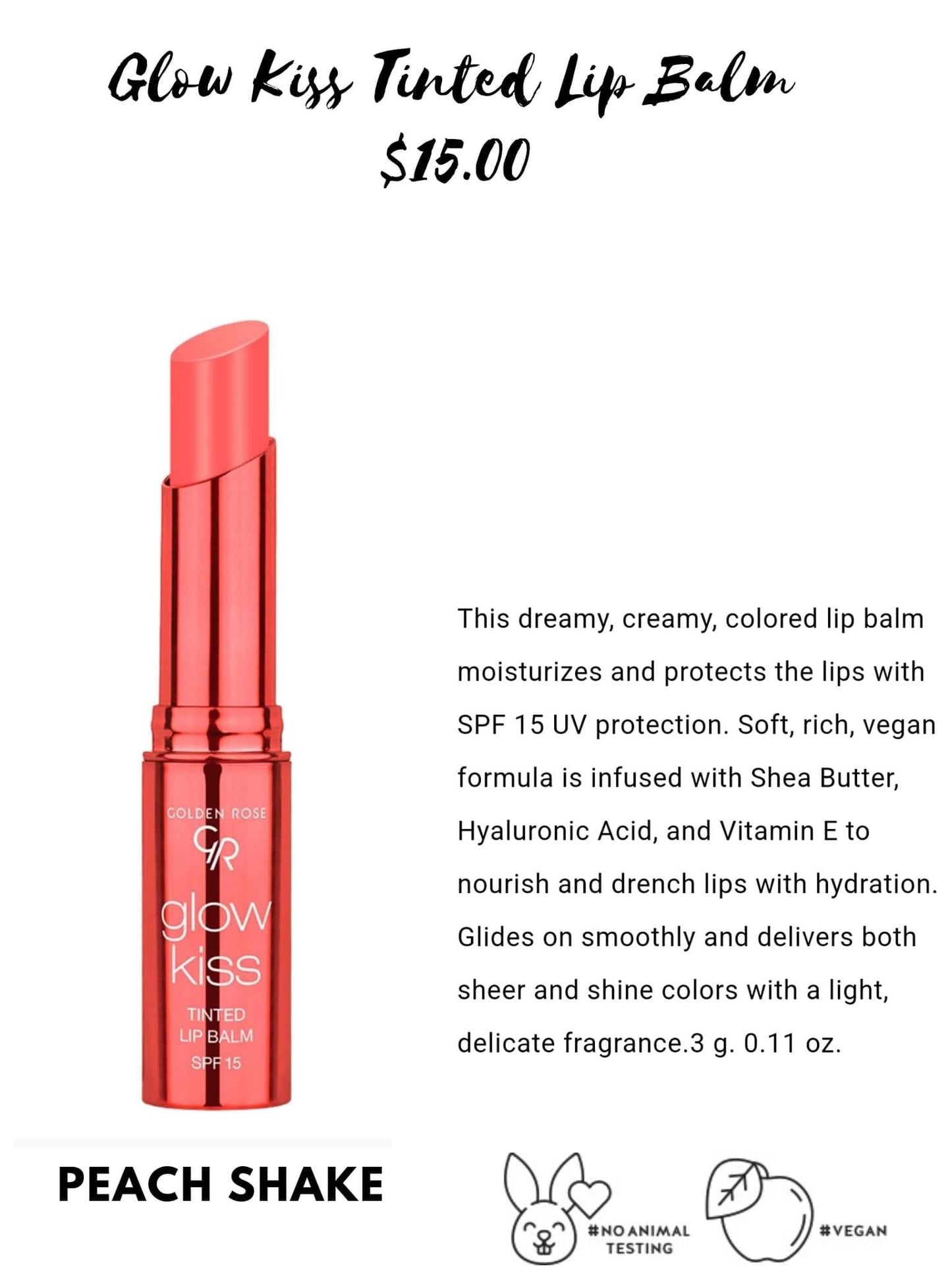 Glow Kiss Tinted Lip Balm - Celesty