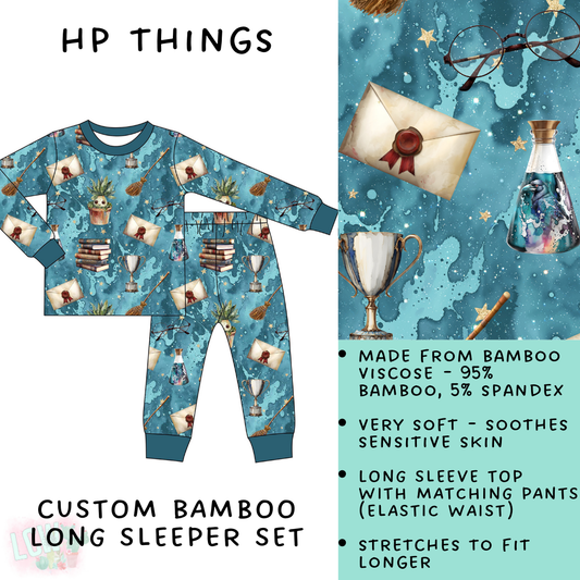 Batch #138 - Little Dreamers - Closes 6/26 - ETA mid August - HP Things Bamboo Long Sleeper Set