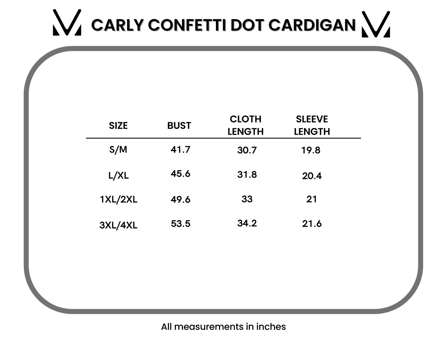 IN STOCK Carly Confetti Dot Cardigan - Aqua Blue