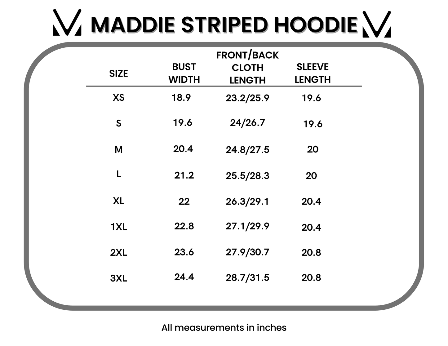 IN STOCK Maddie Striped Hoodie - Purple
