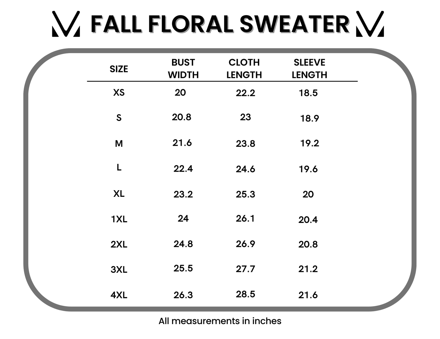 IN STOCK Fall Floral Sweater - Beige