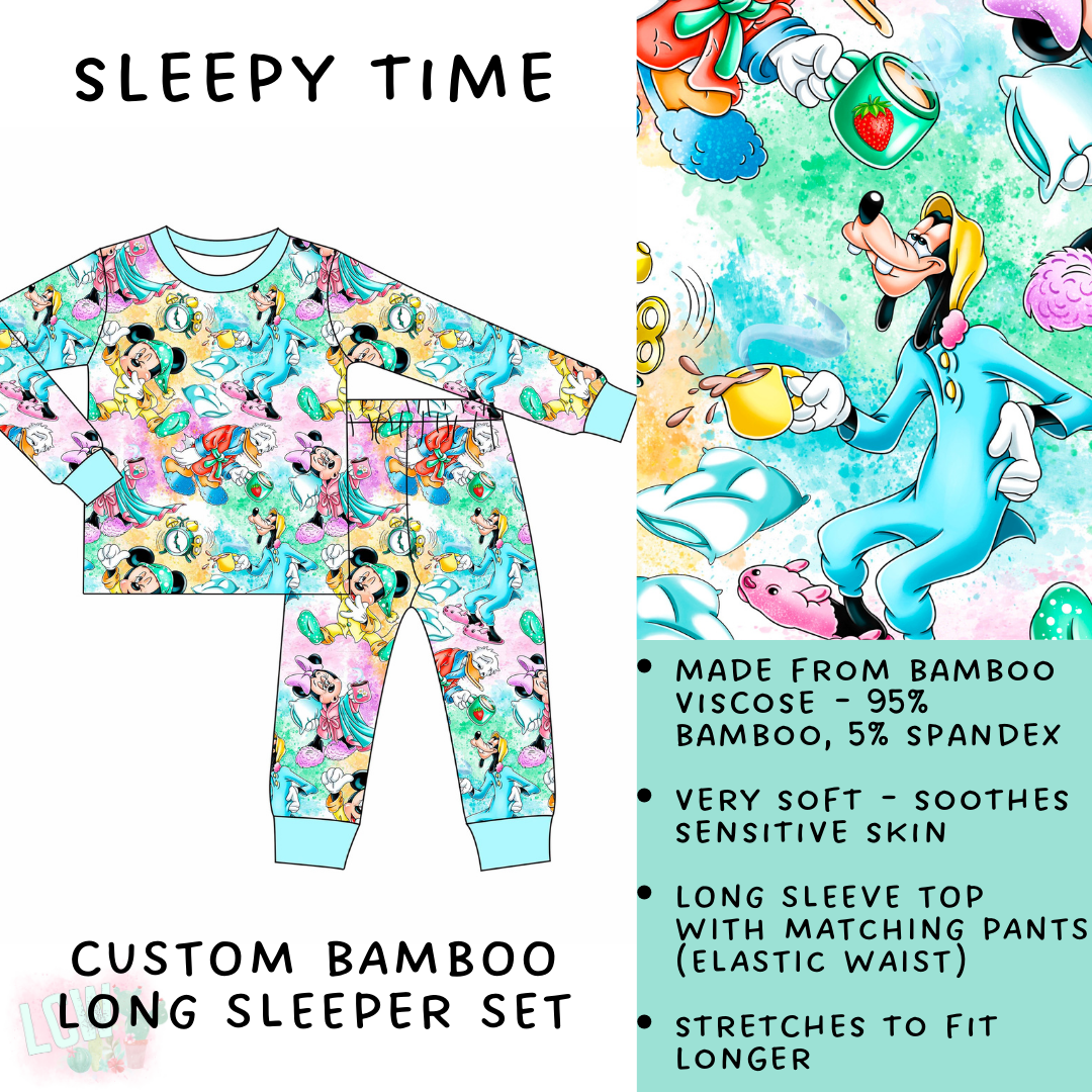 Batch #138 - Little Dreamers - Closes 6/26 - ETA mid August - Sleepy Time Bamboo Long Sleeper Set