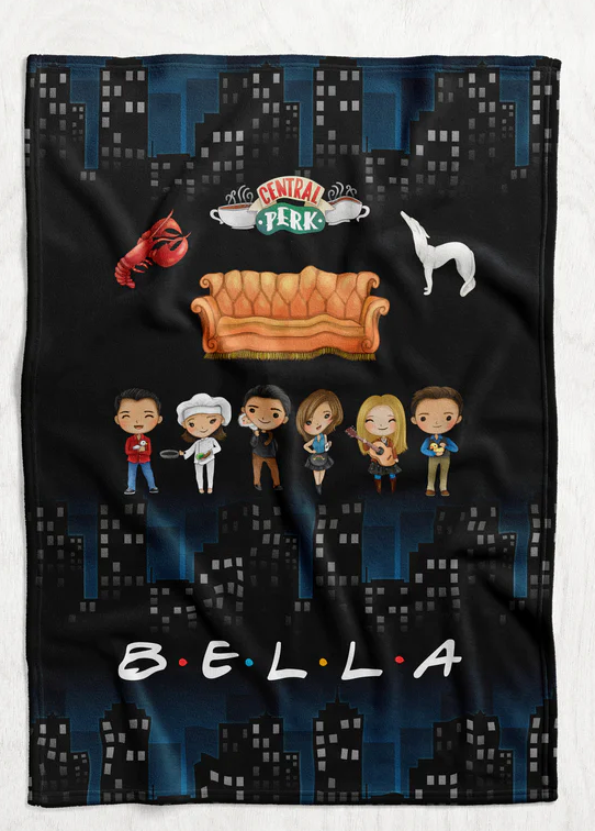 Personalized Friends Inspired Blanket