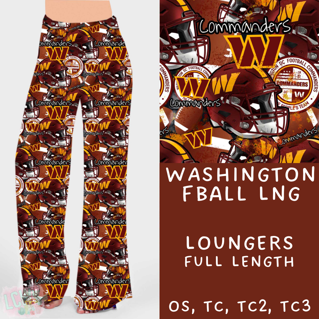 Batch #136 - Kickoff Collection - Closes 6/24 - ETA mid August - Washington Fball Loungers