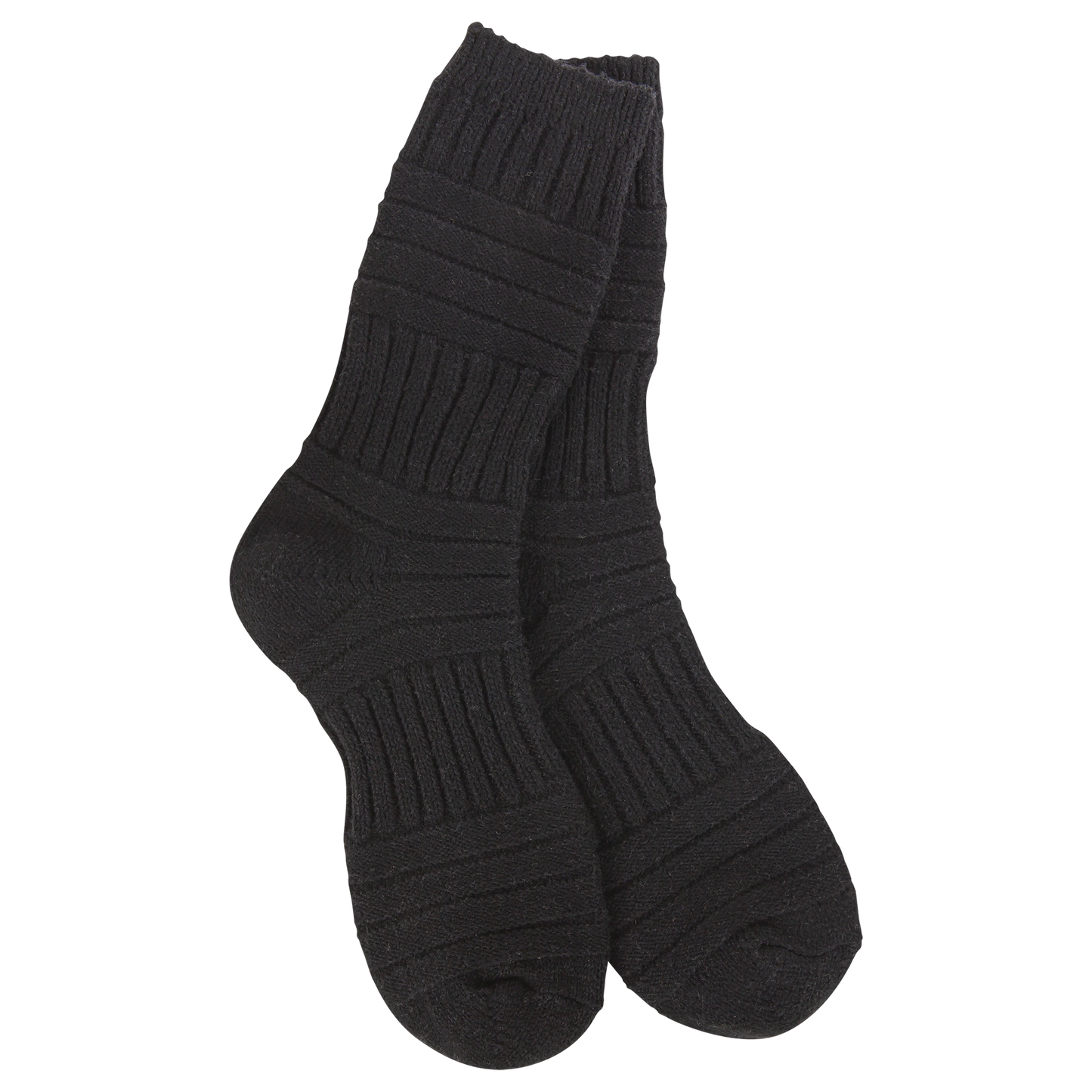World's Softest Socks - Patch Crew in Black