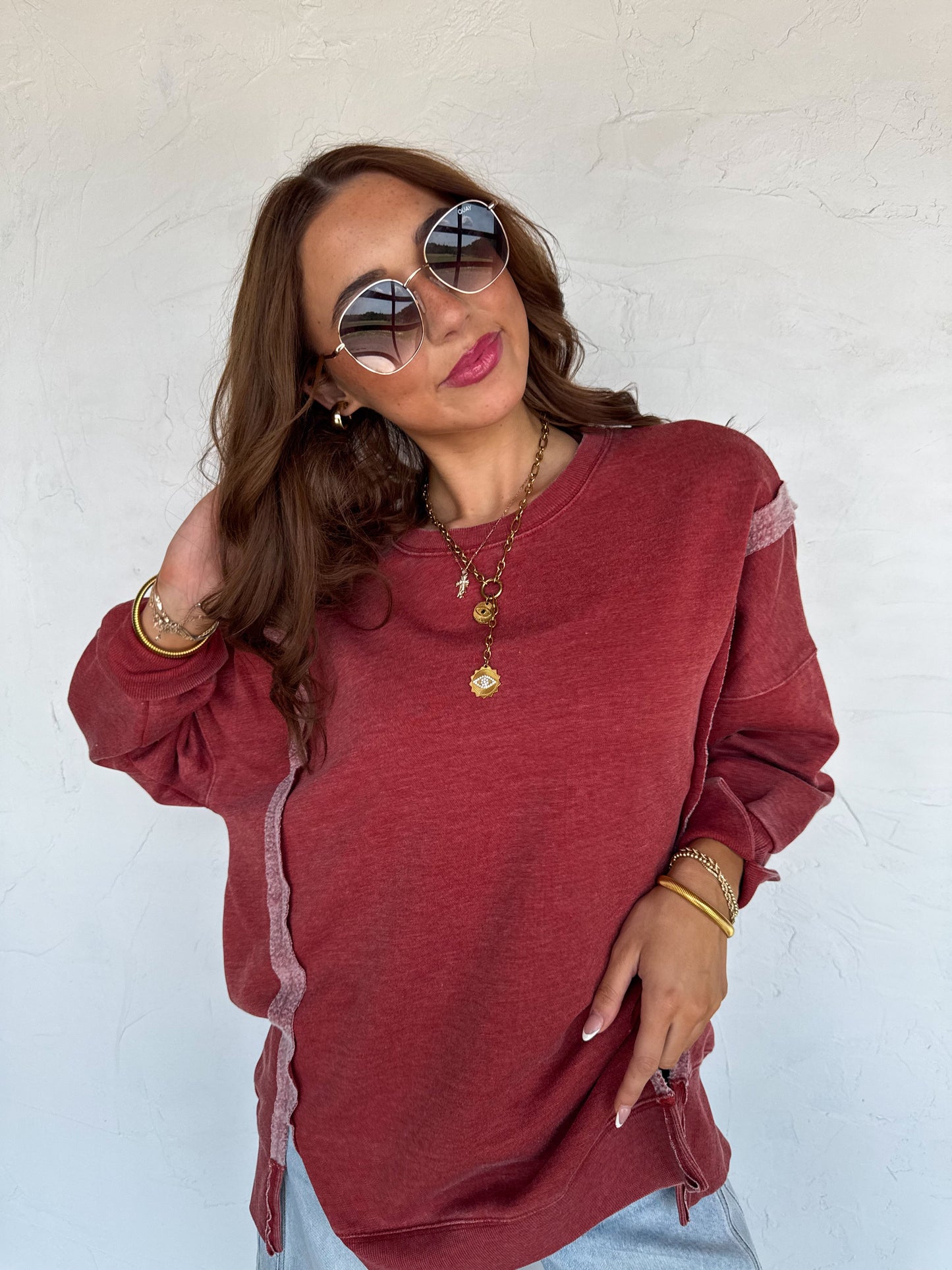 PREORDER- FALL COLORS CLASSIC CREW PULLOVER