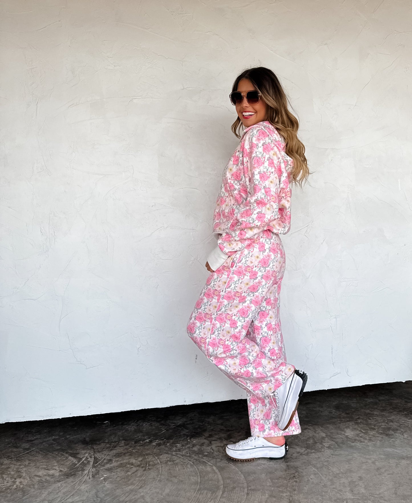 PREORDER- FLORAL & CHEETAH EASY DOES IT PULLOVER