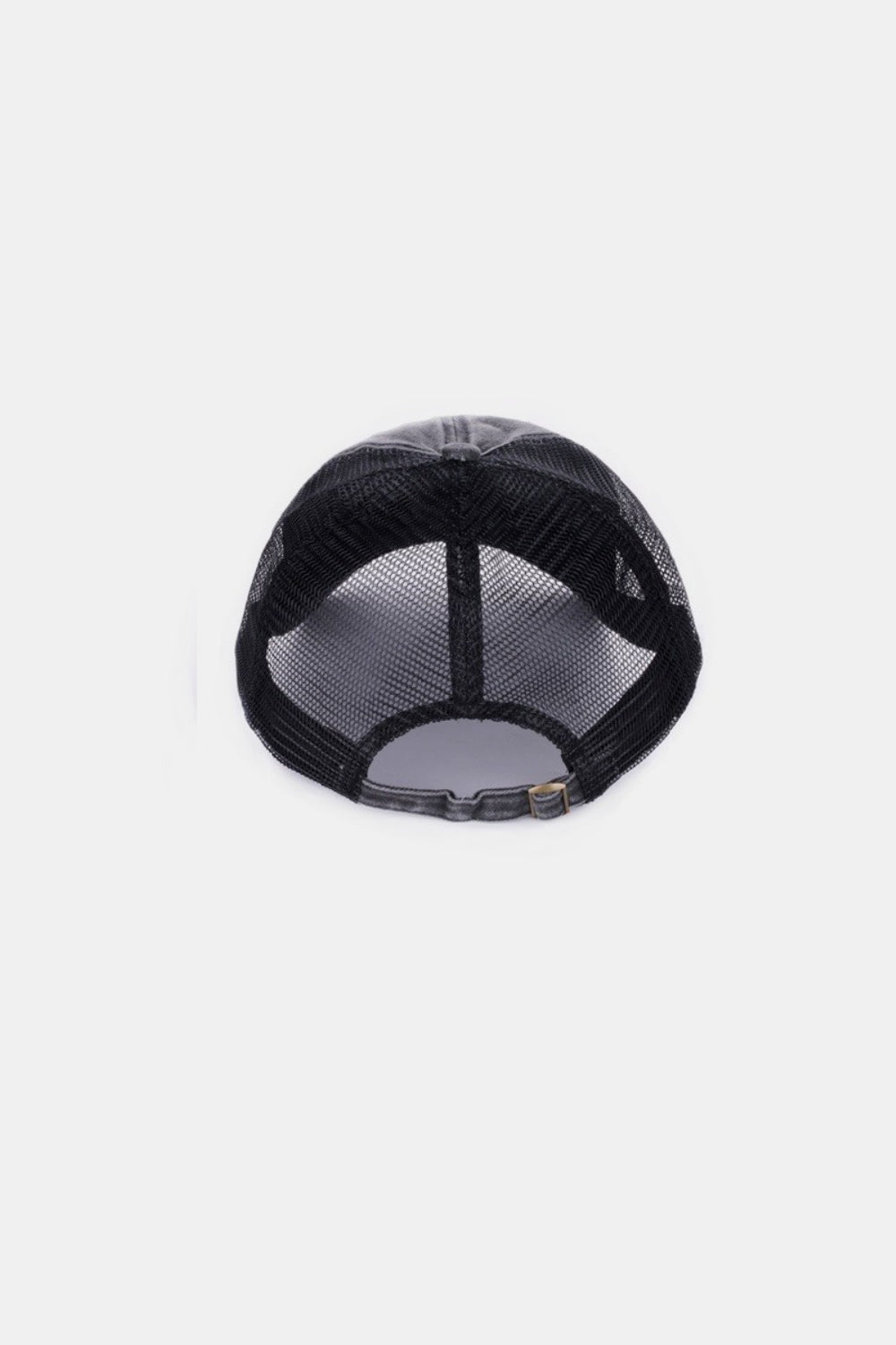 Zenana Washed Adjustable Mesh Cap