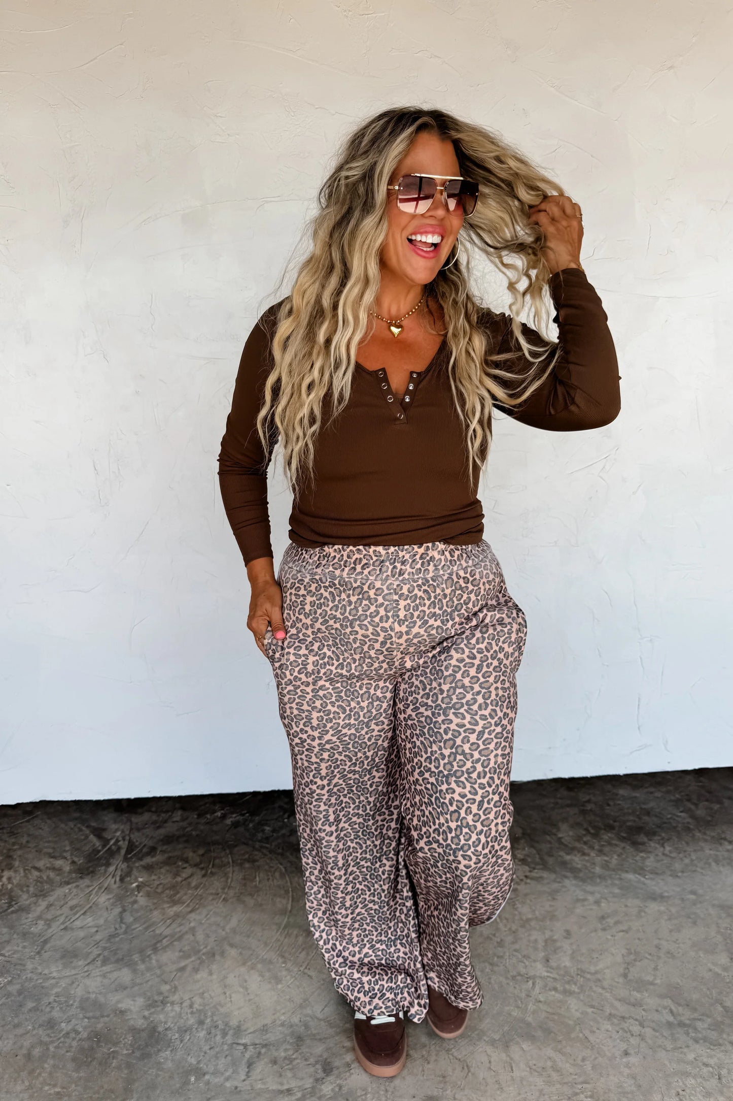 PREORDER- FLORAL & CHEETAH DRIFT AWAY JOGGERS