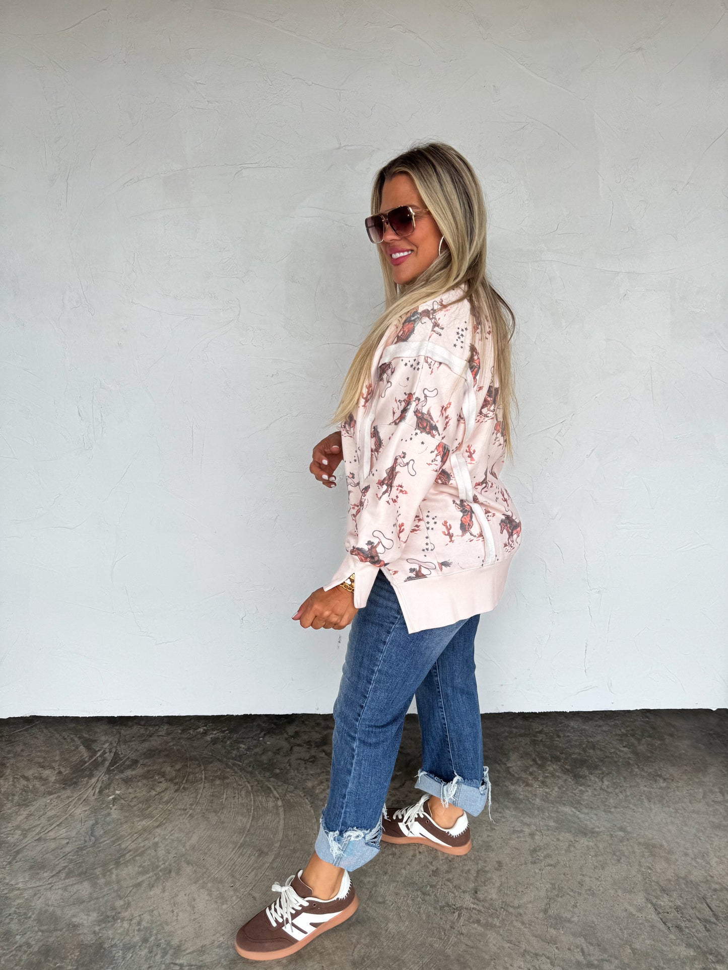 PREORDER- RANCH GIRL CLASSIC CREW PULLOVER