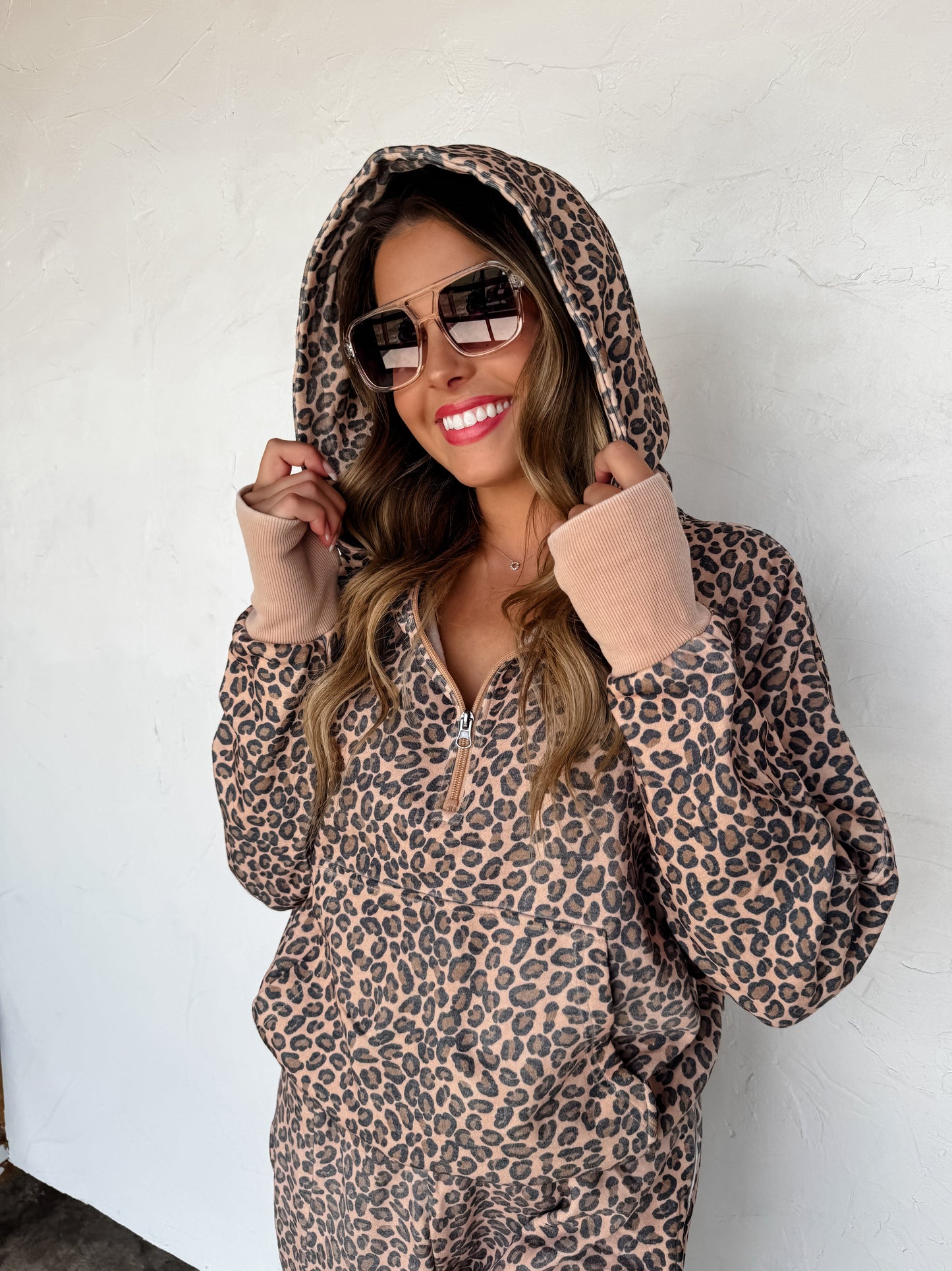PREORDER- FLORAL & CHEETAH EASY DOES IT PULLOVER