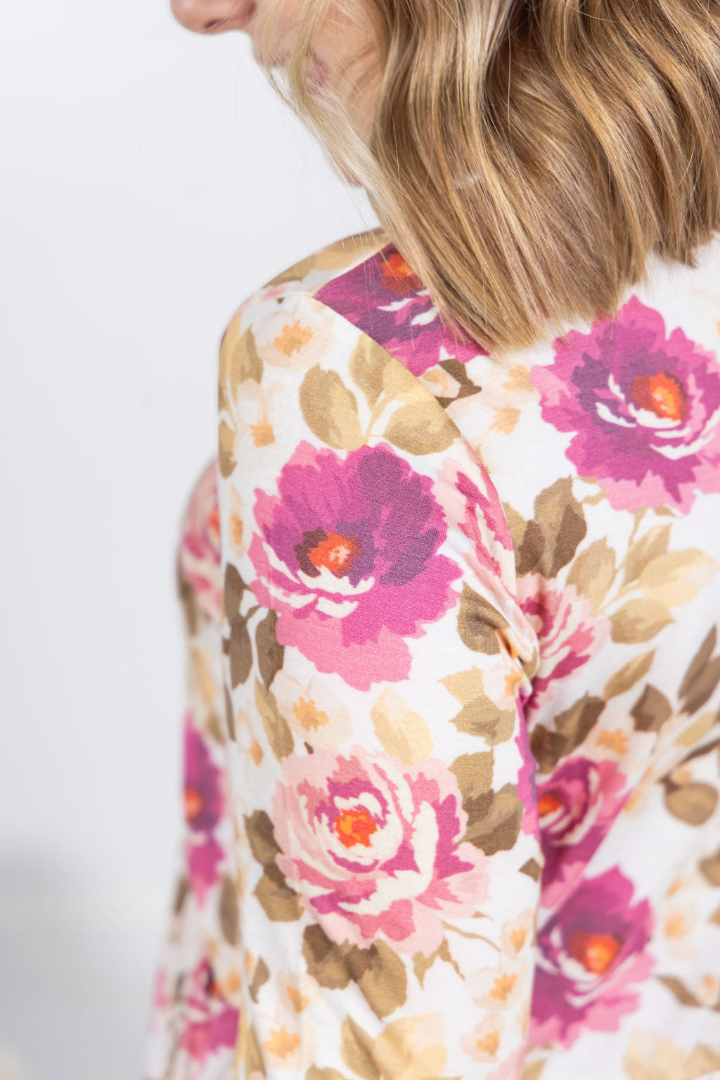 PREBOOK Long Sleeve Sarah Ruffle Top - Autumn Blossom