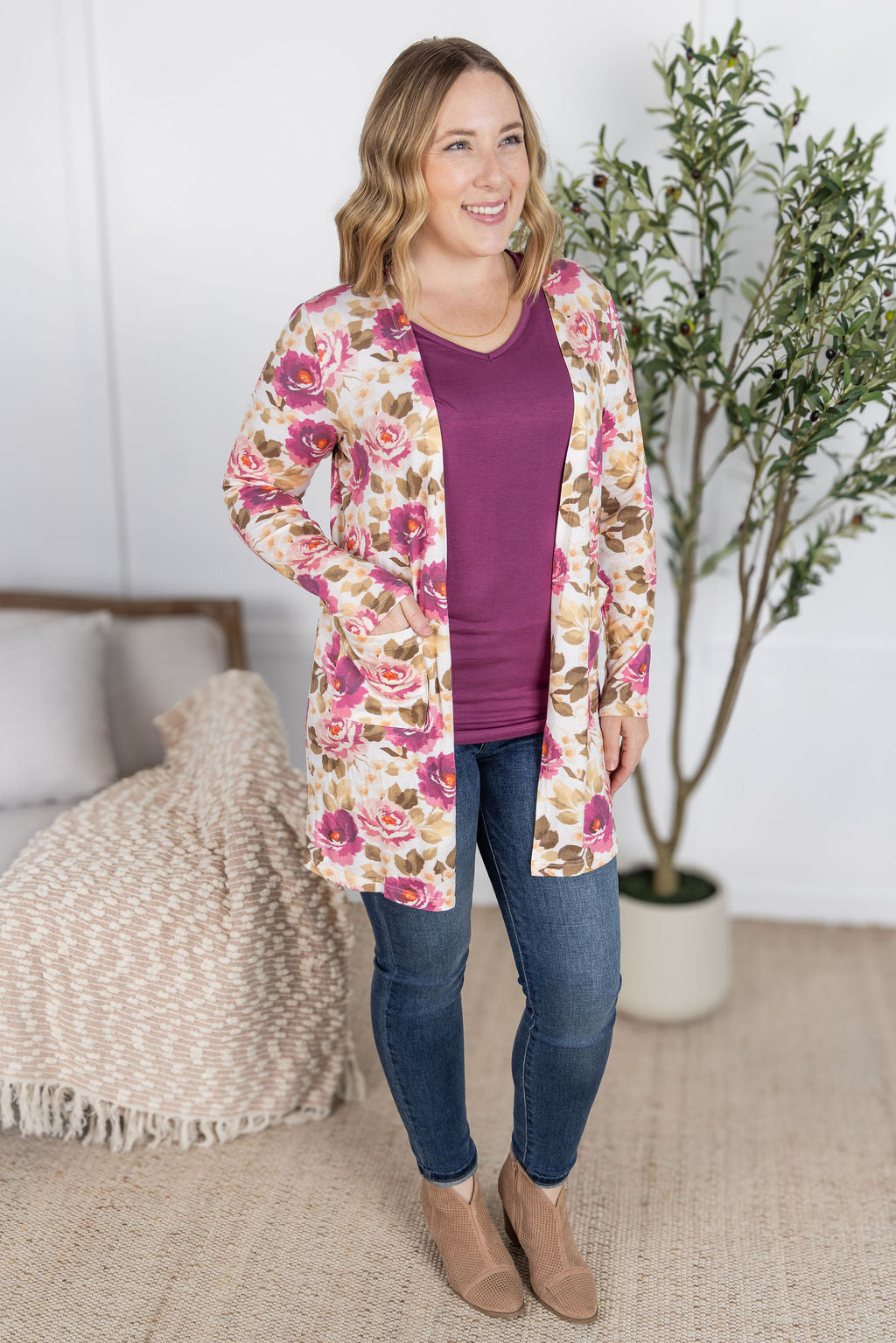 PREBOOK Classic Cardigan - Autumn Blossom