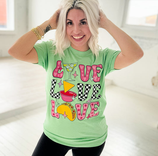LOVE LOVE LOVE Graphic Tee