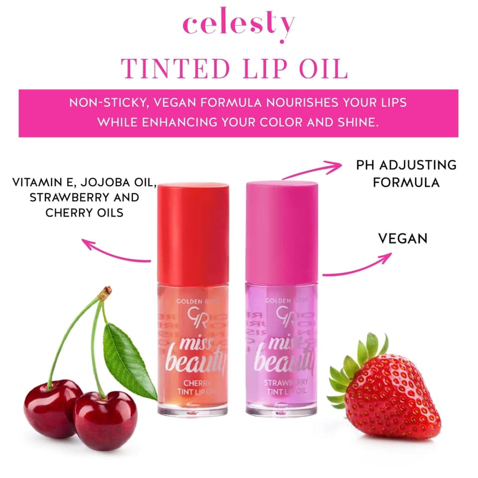 Miss Beauty Tint Lip Oil - 2 Colors