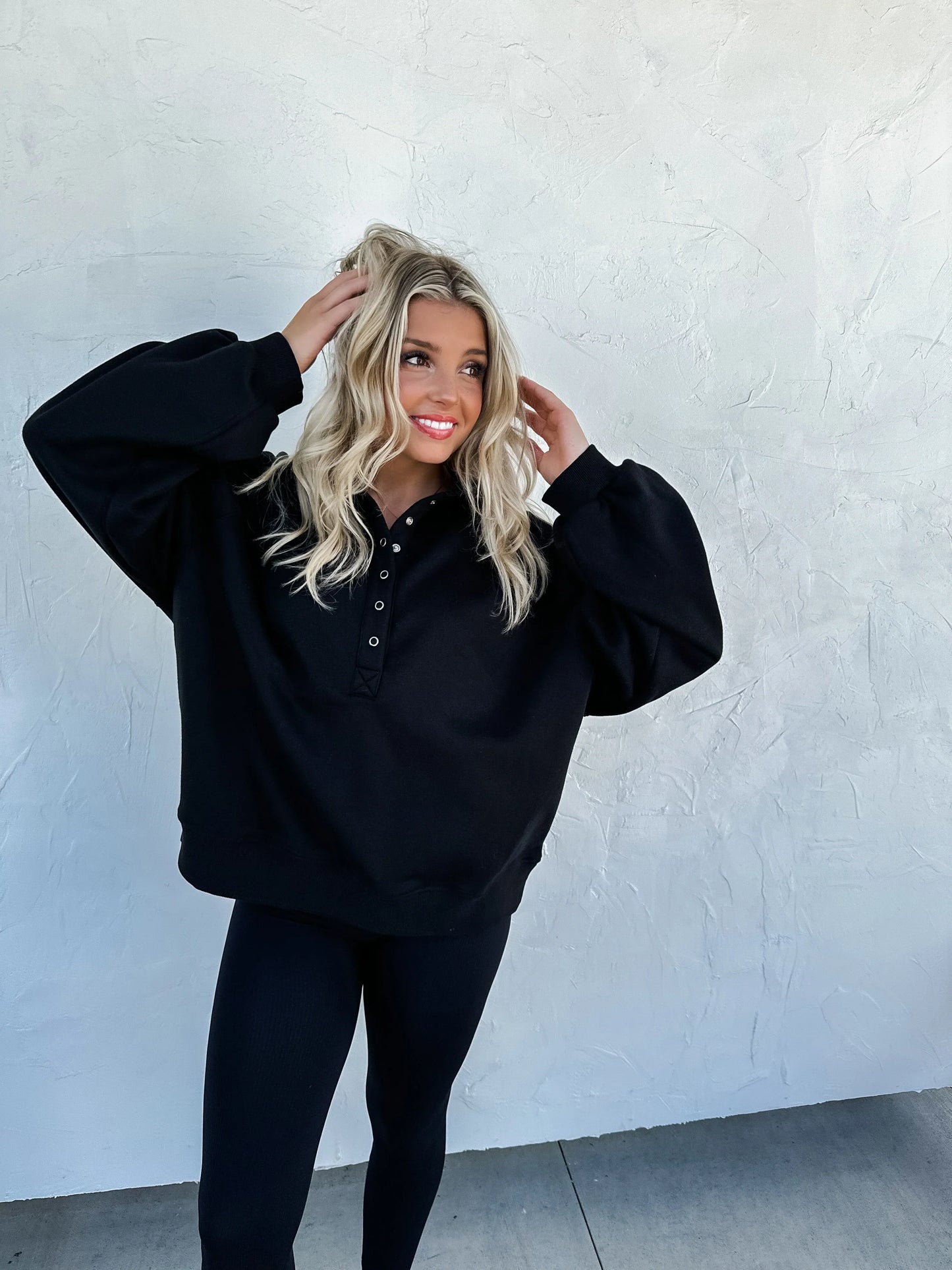 PREORDER: Laid Back Snap Button Pullover in Four Colors