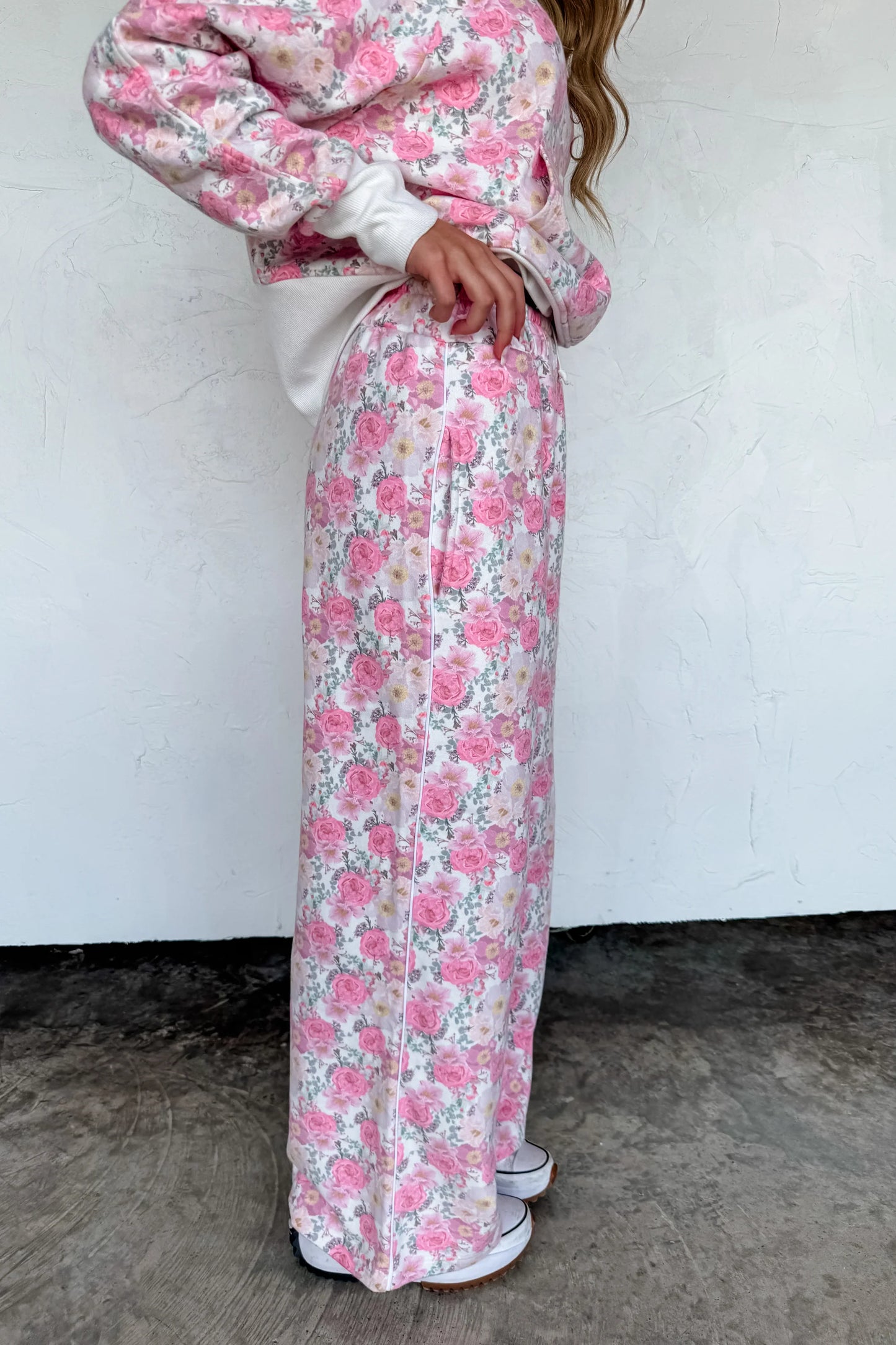 PREORDER- FLORAL & CHEETAH DRIFT AWAY JOGGERS