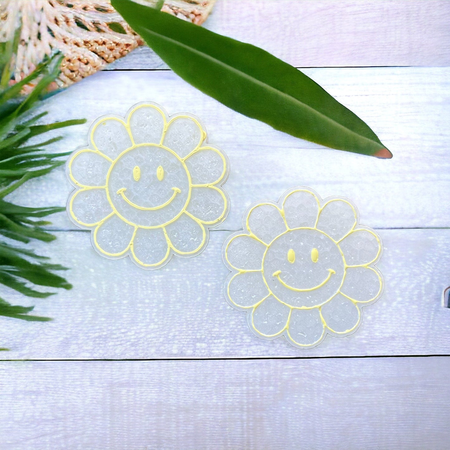 Yellow Smiley Vent Clips