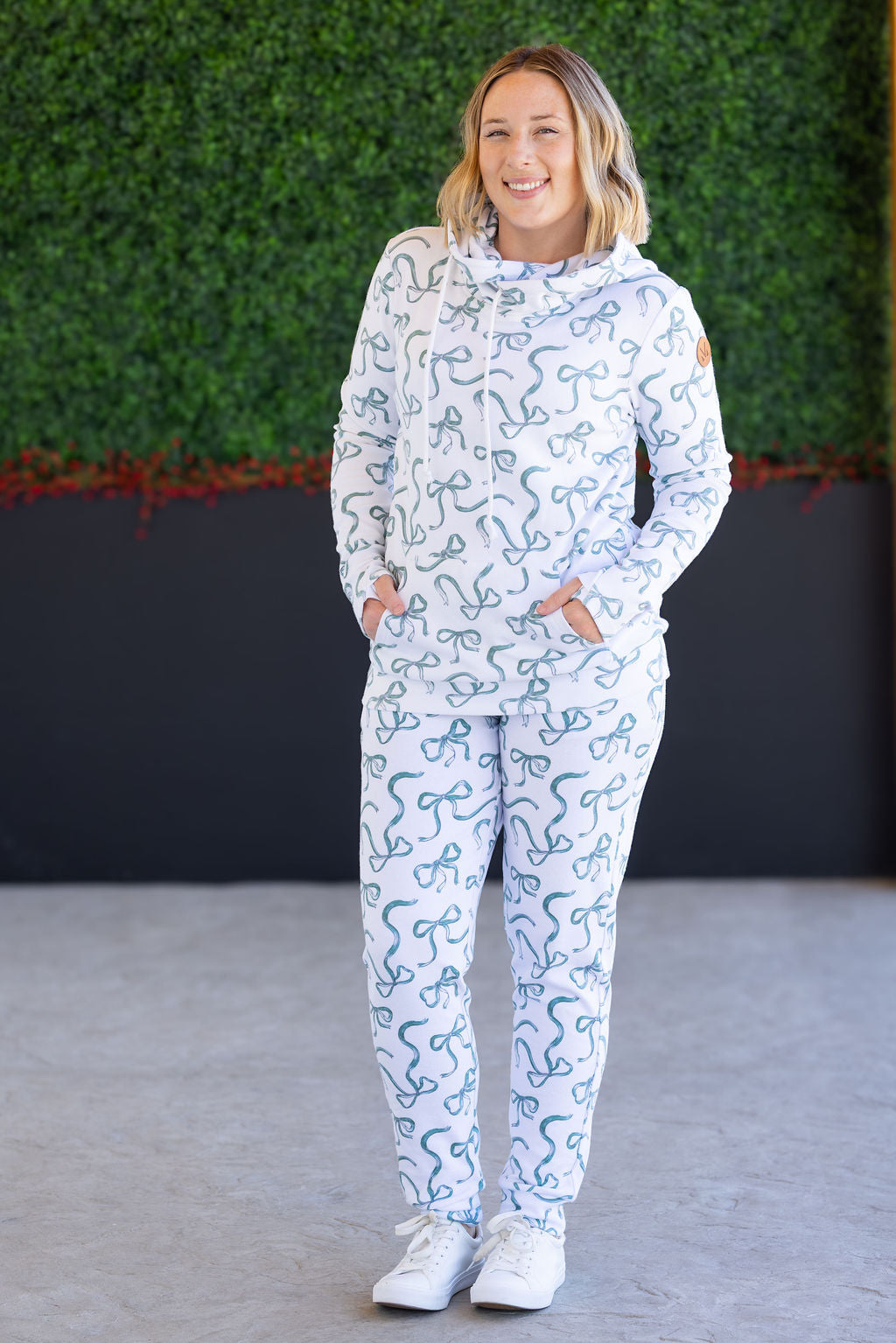 IN STOCK Ashley Hoodie - Green Ribbons