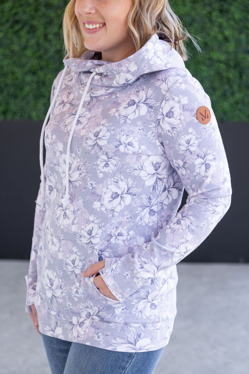 IN STOCK Ashley Hoodie - Vintage Grey Floral