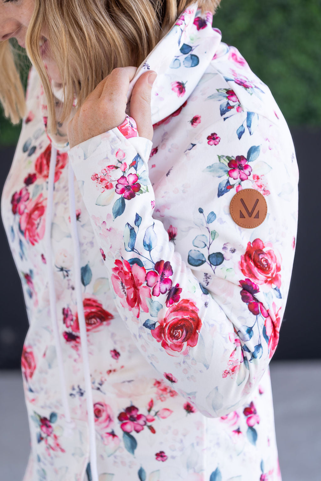 IN STOCK Soft Funnel Neck - Pink Bloom