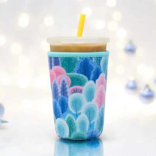 Holiday Insulated Iced Coffee Sleeve Christmas K9