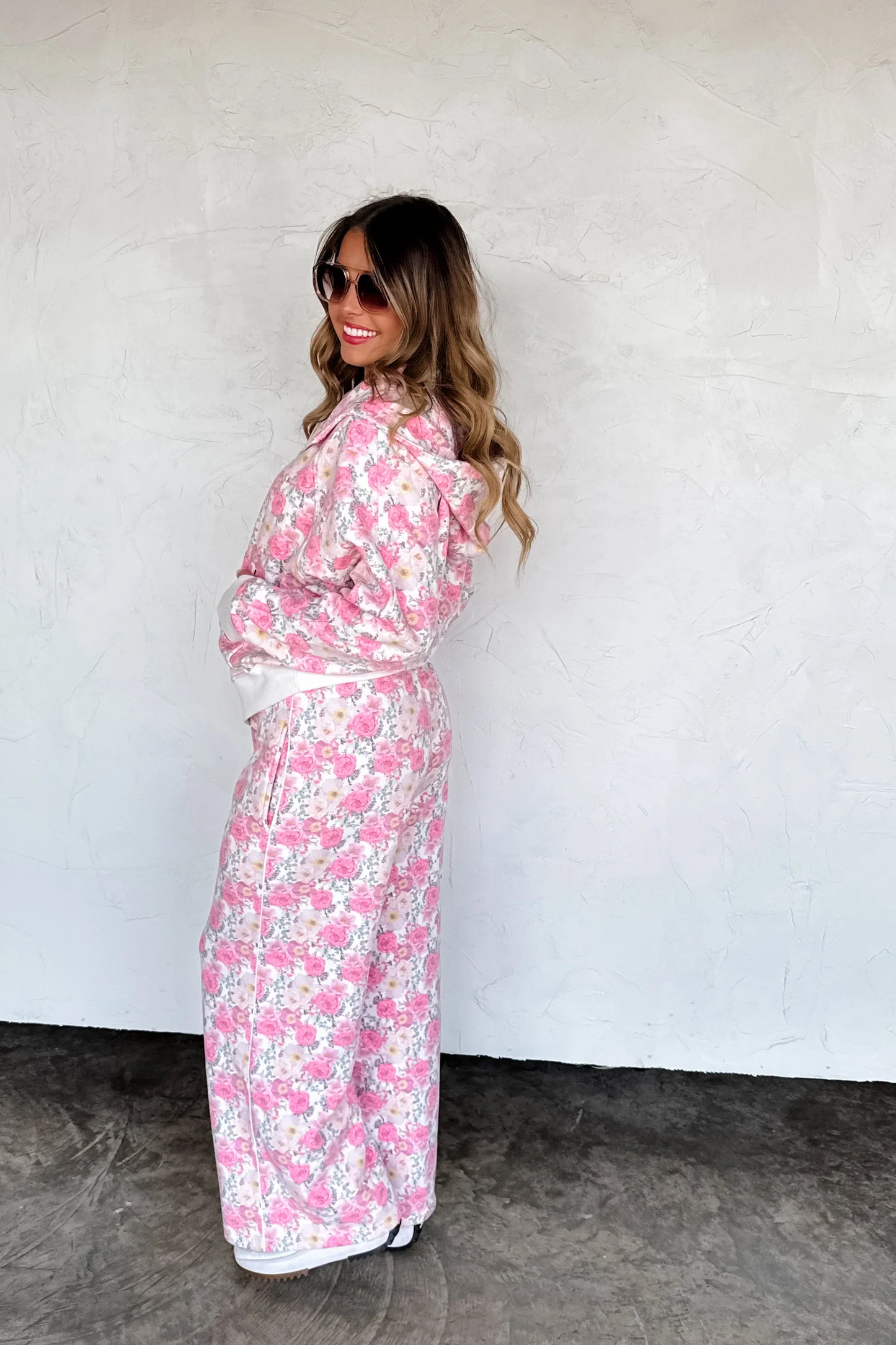 PREORDER- FLORAL & CHEETAH DRIFT AWAY JOGGERS