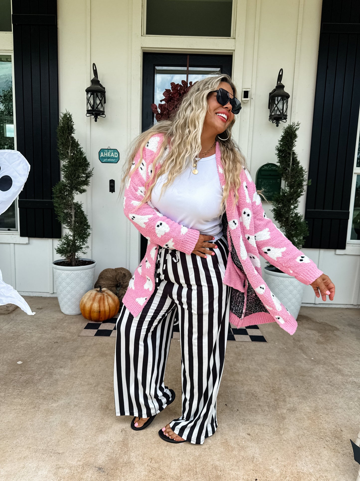 PREORDER- VERTICAL VIBES STRIPE PANTS