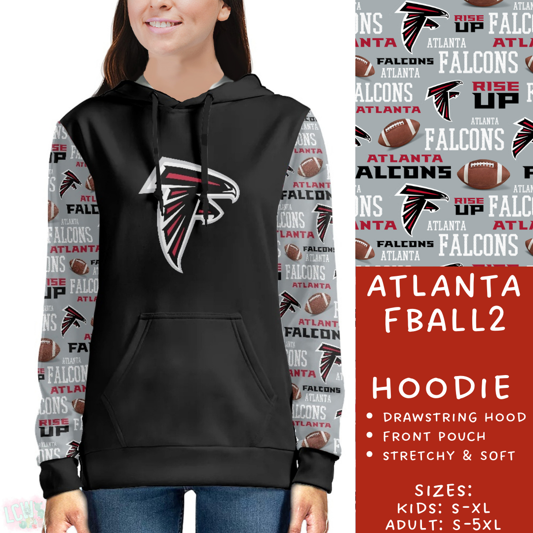 Batch #180 - Game Day Collection - Closes 8/21 - ETA Oct- Atlanta FBall2 Hoodie