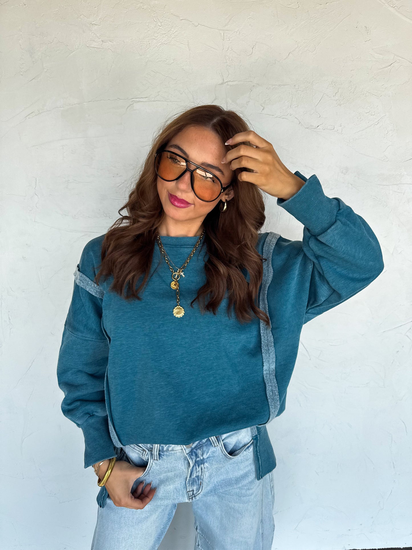 PREORDER- FALL COLORS CLASSIC CREW PULLOVER