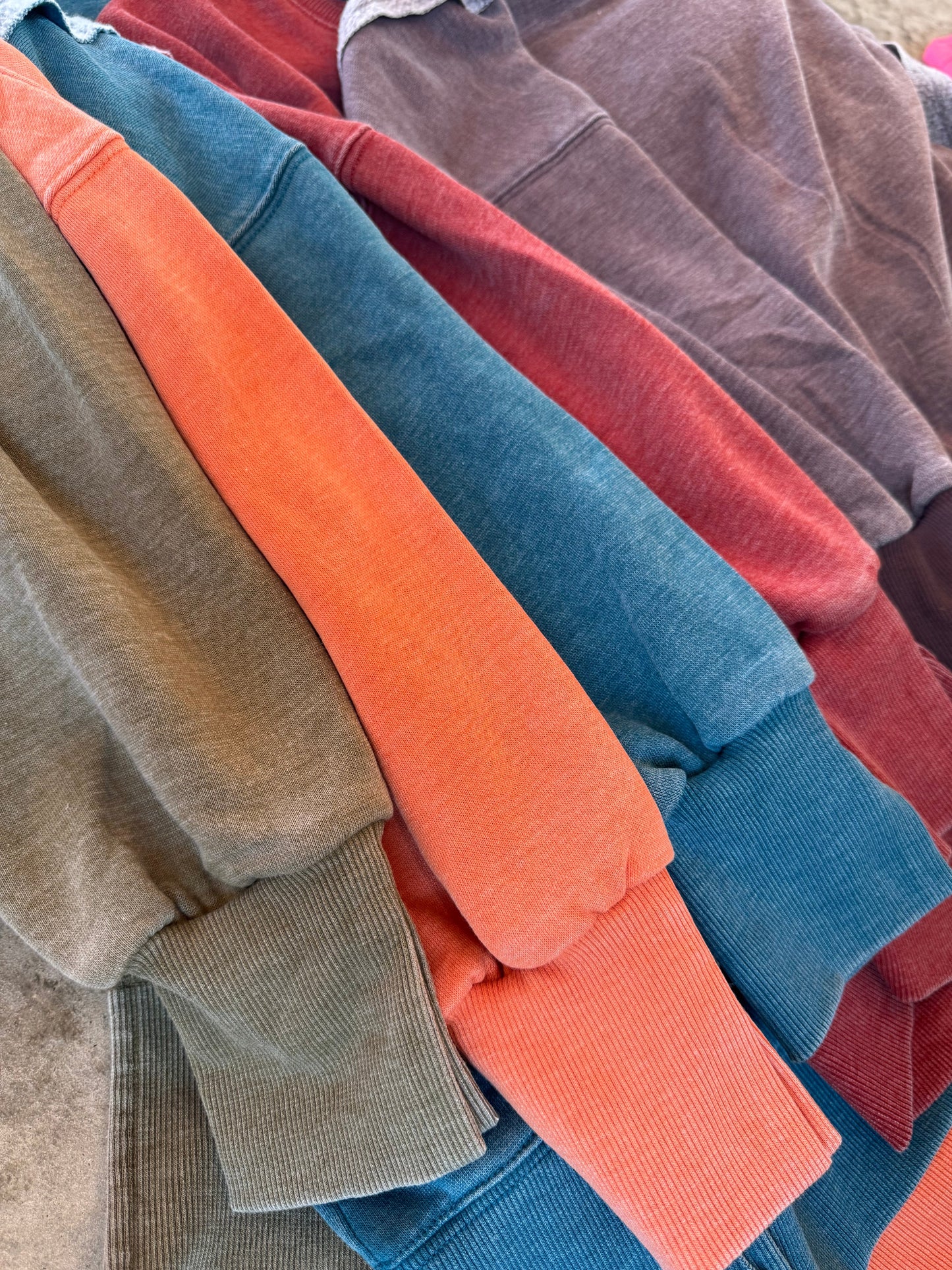 PREORDER- FALL COLORS CLASSIC CREW PULLOVER