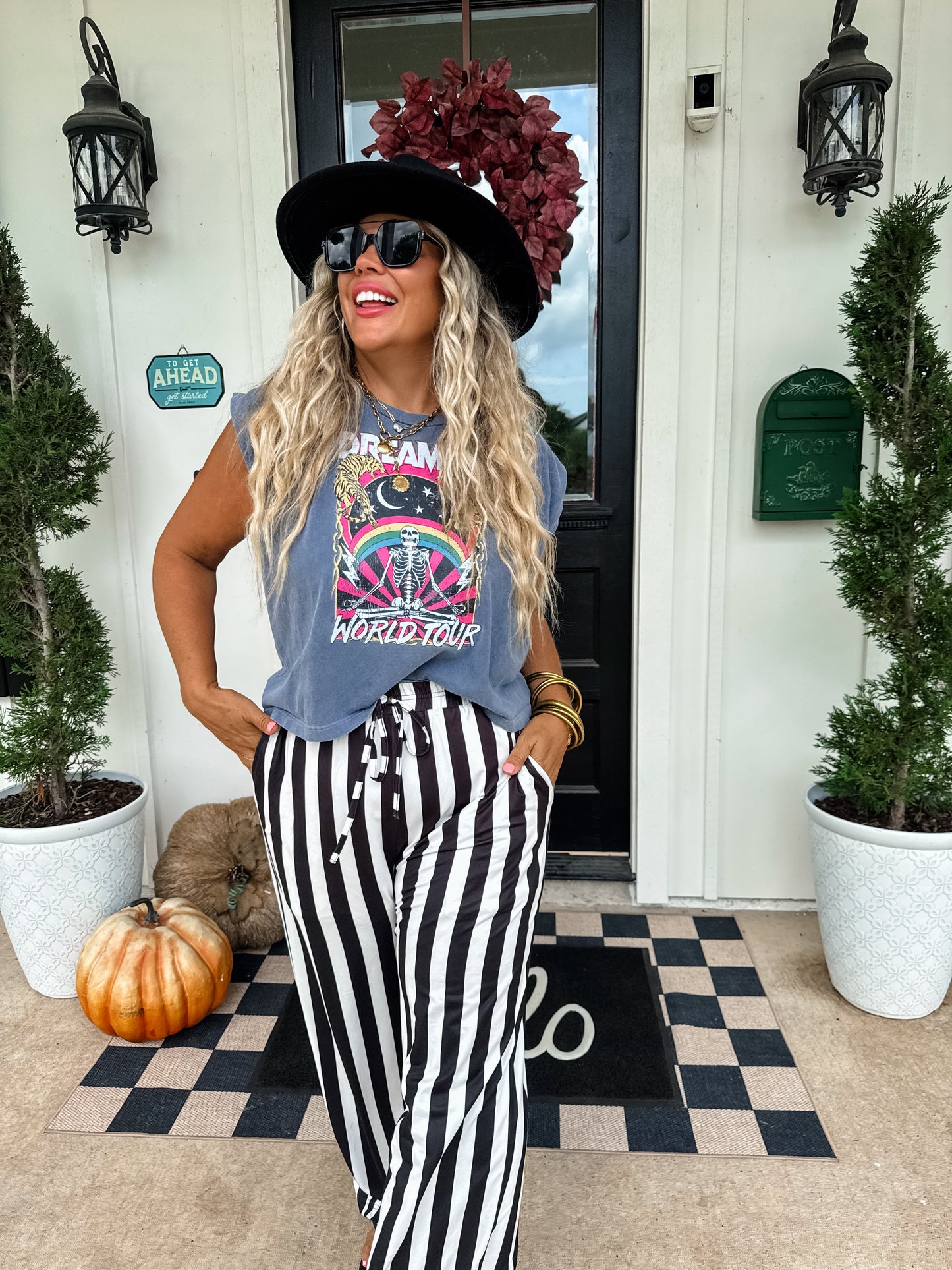 PREORDER- VERTICAL VIBES STRIPE PANTS