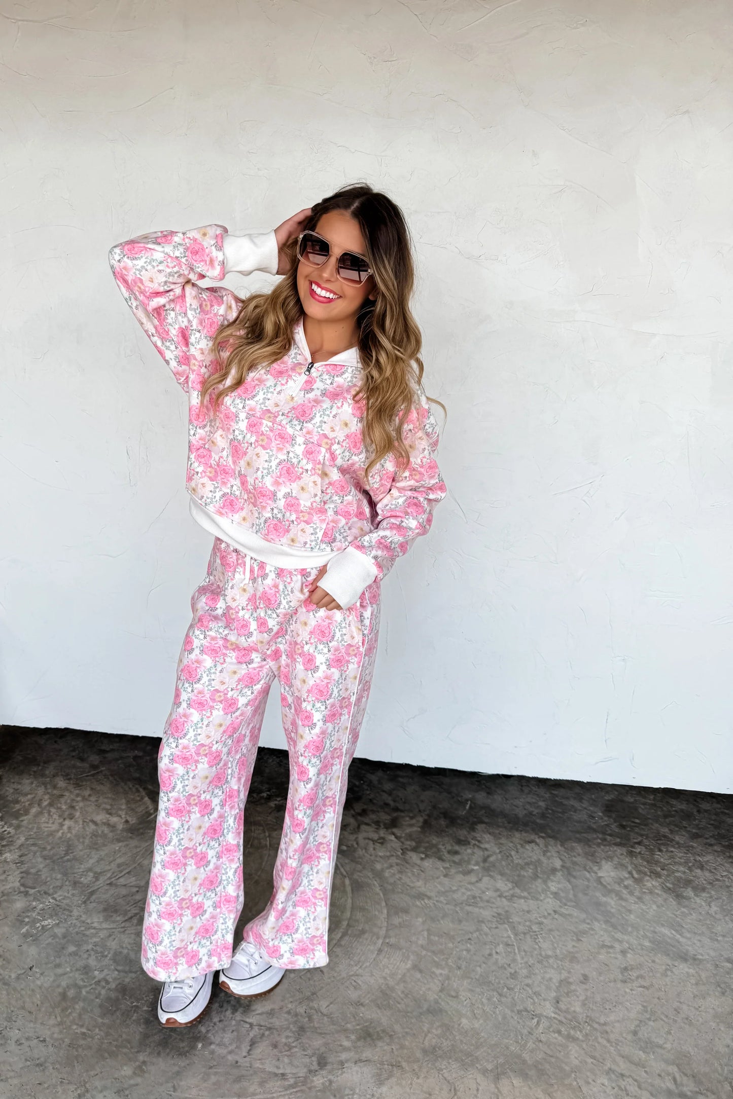 PREORDER- FLORAL & CHEETAH DRIFT AWAY JOGGERS