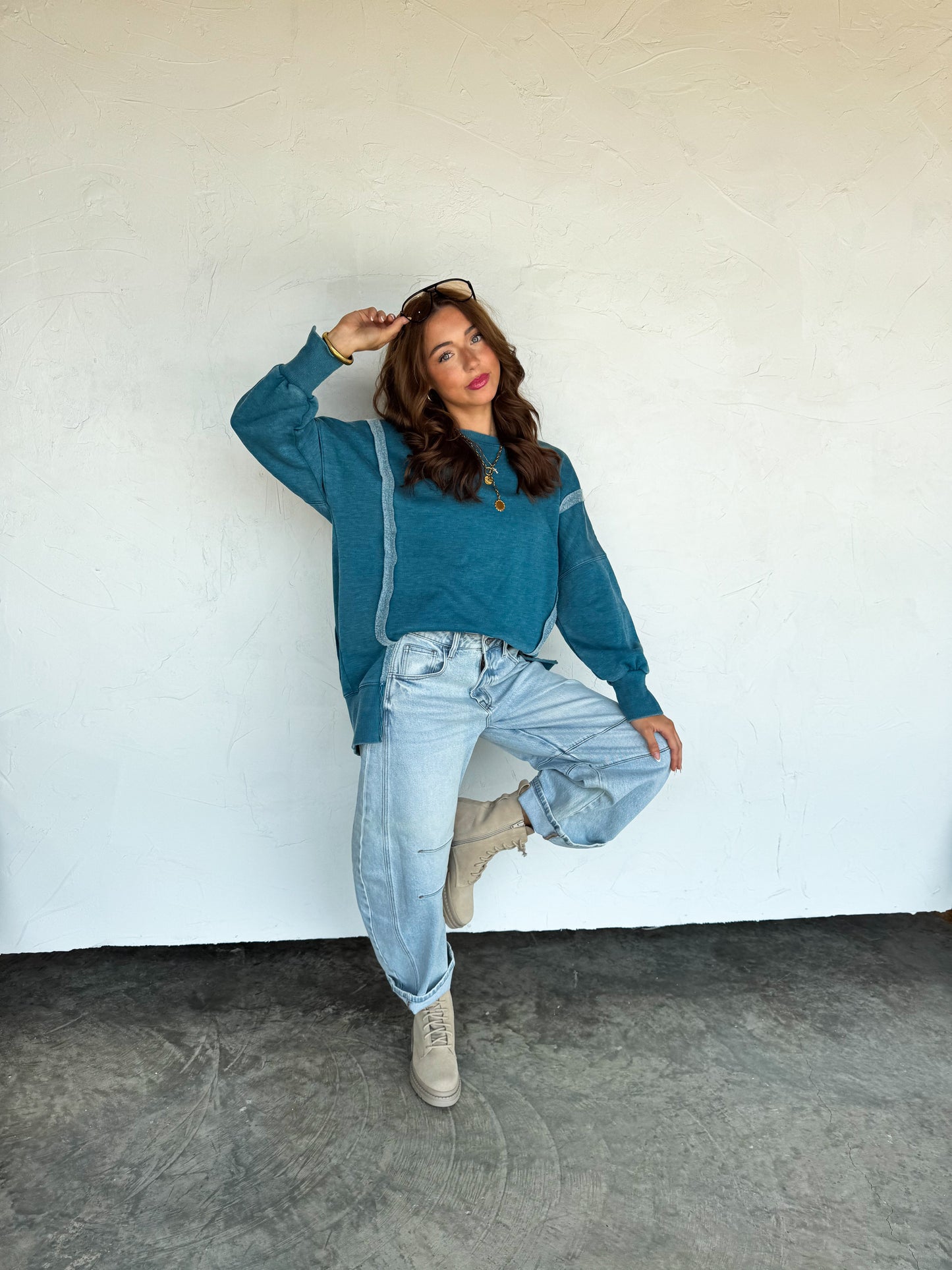 PREORDER- FALL COLORS CLASSIC CREW PULLOVER