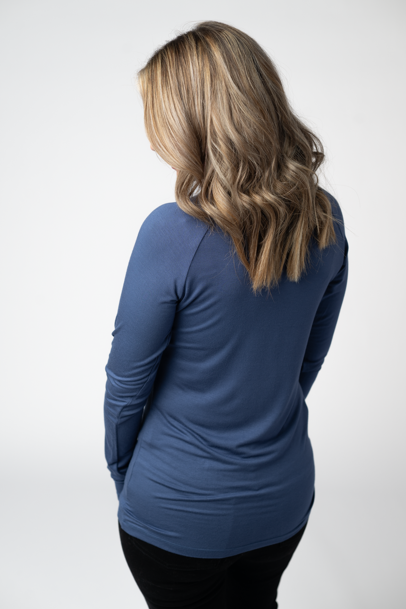 IN STOCK Blair Long Sleeve Top - Blue