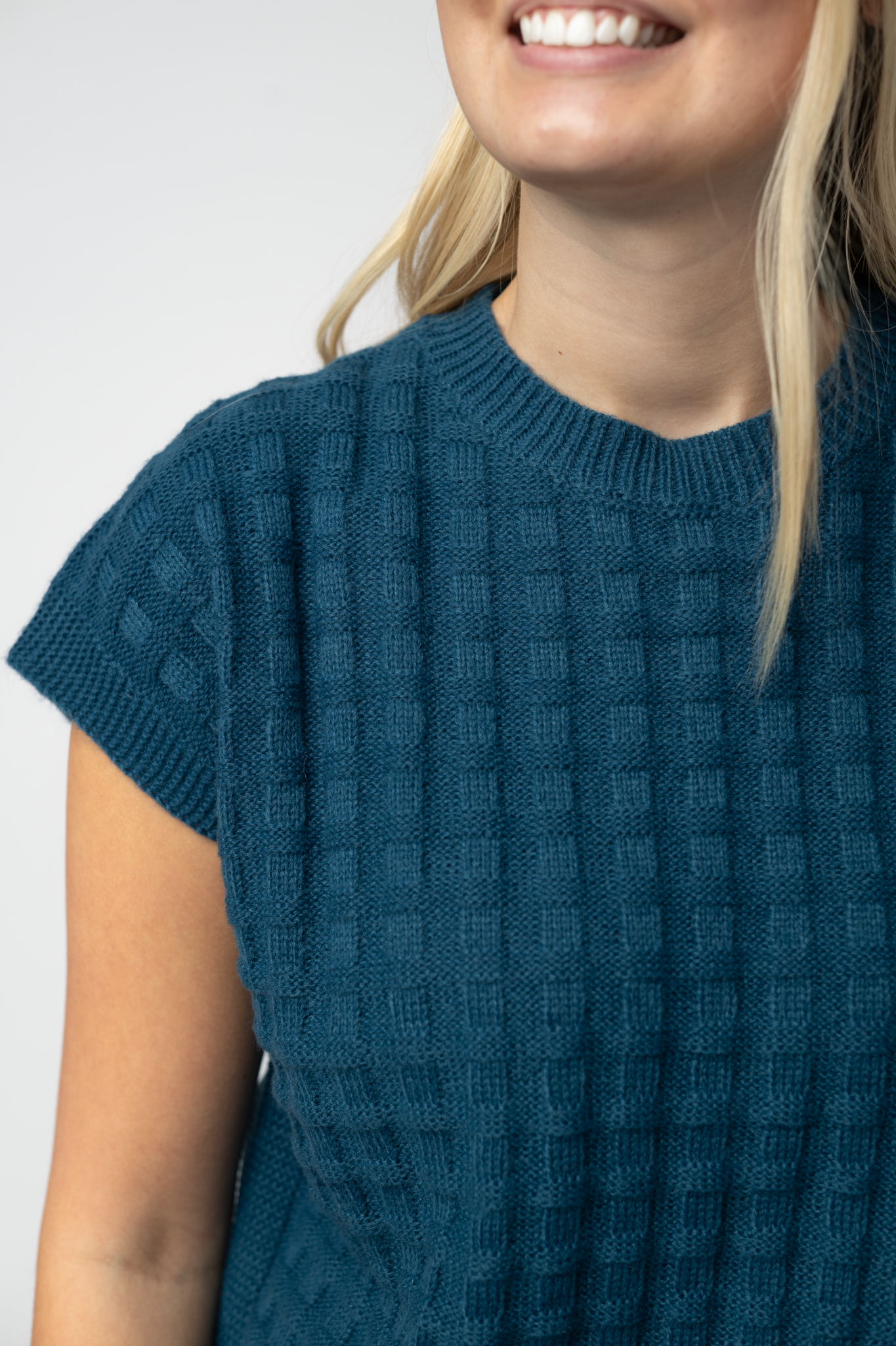IN STOCK Kelly Knitted Top - Teal