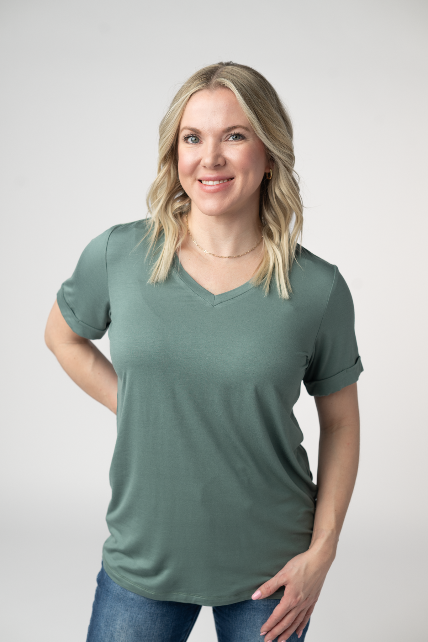 IN STOCK Sophie Top - Dusty Jade