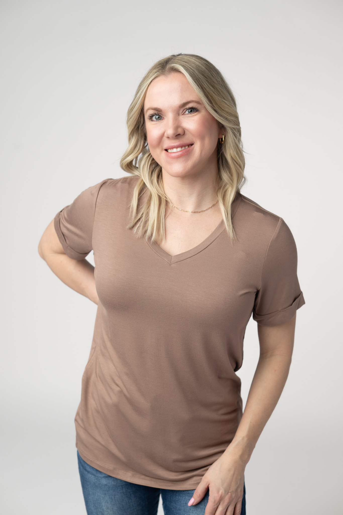 IN STOCK Sophie Top - Mocha