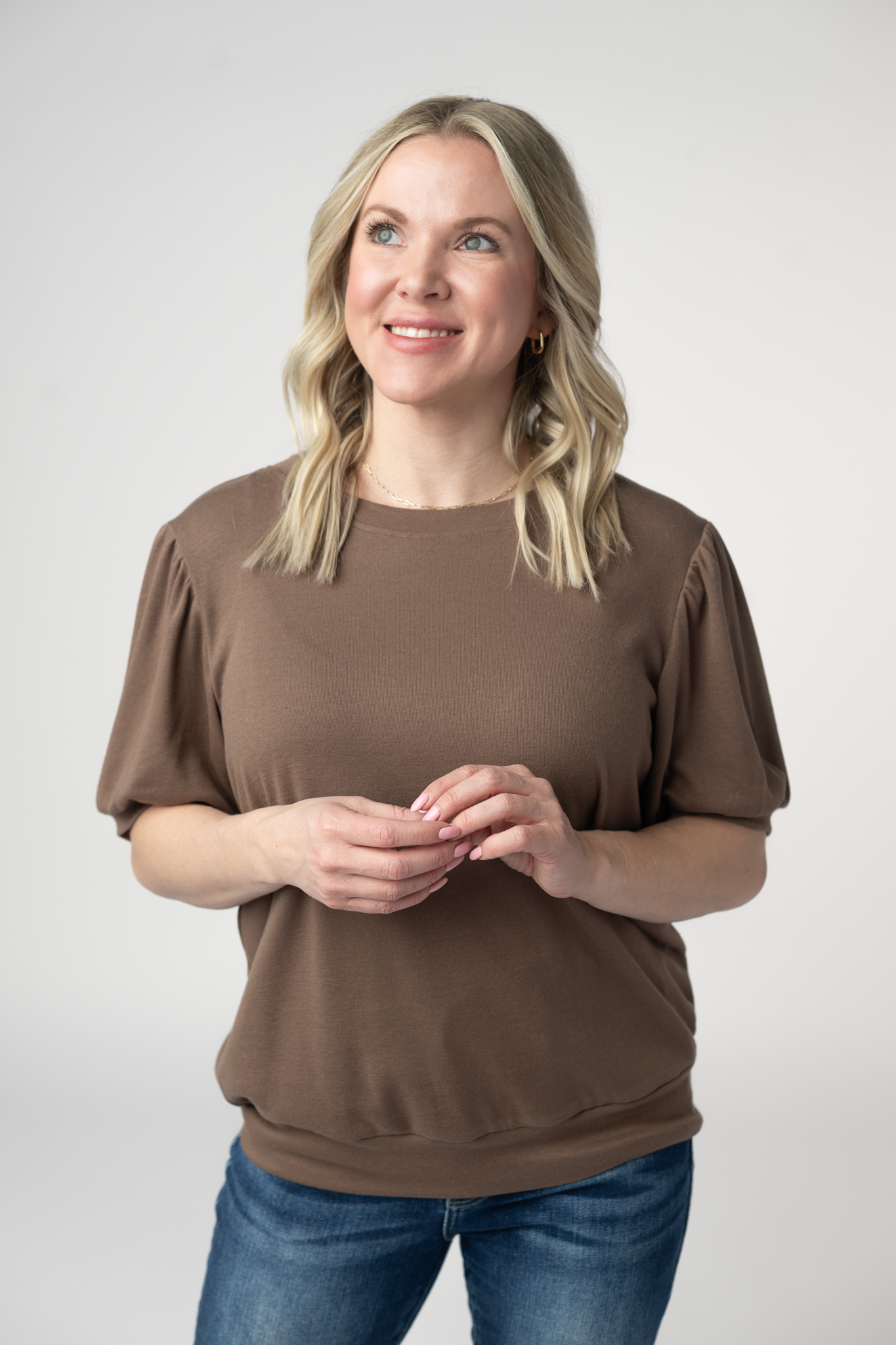 IN STOCK Katie Cozy Top - Mocha