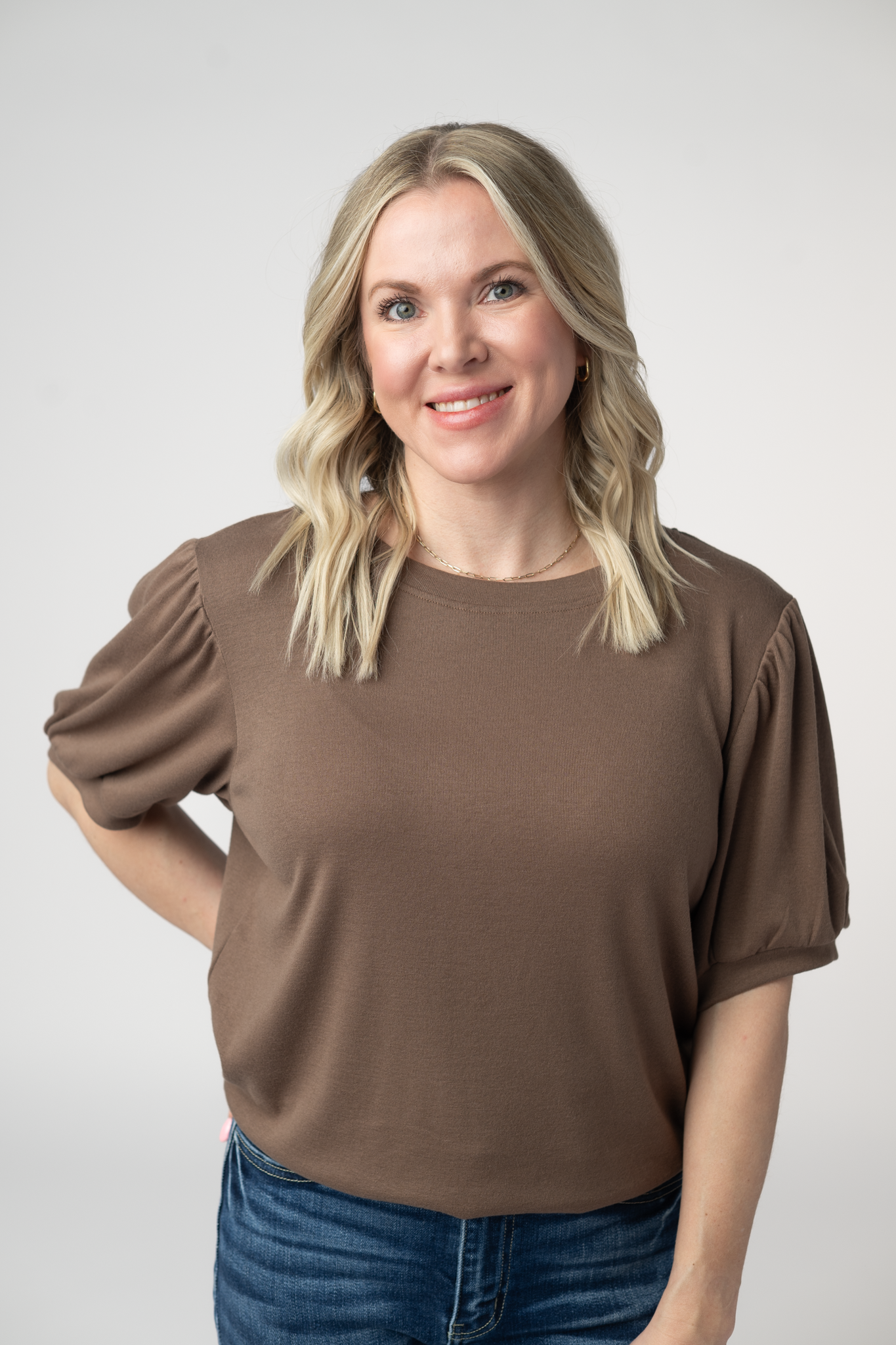 IN STOCK Katie Cozy Top - Mocha