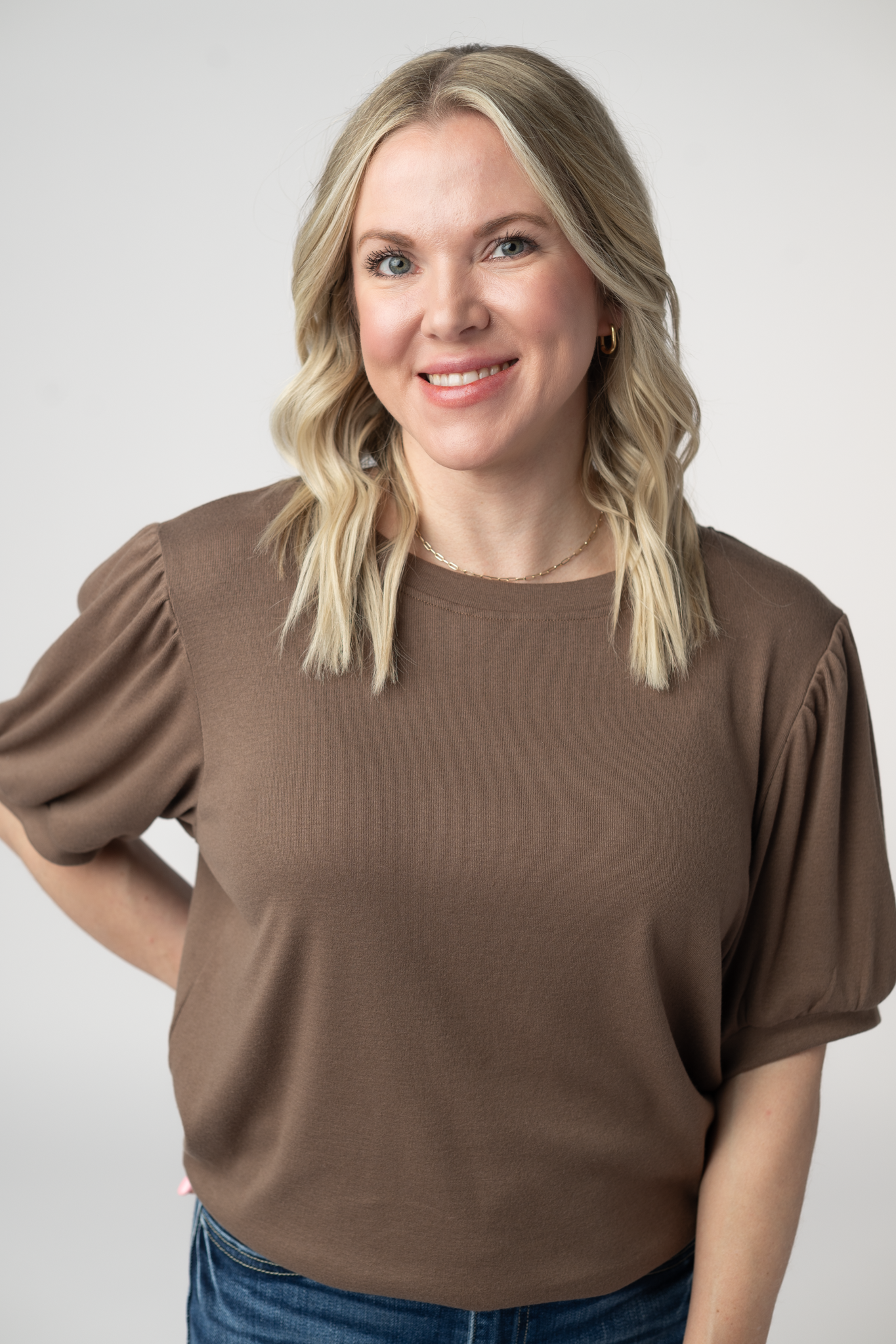 IN STOCK Katie Cozy Top - Mocha