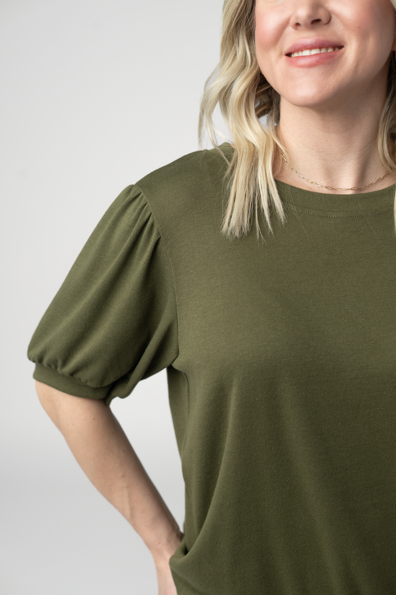 IN STOCK Katie Cozy Top - Olive