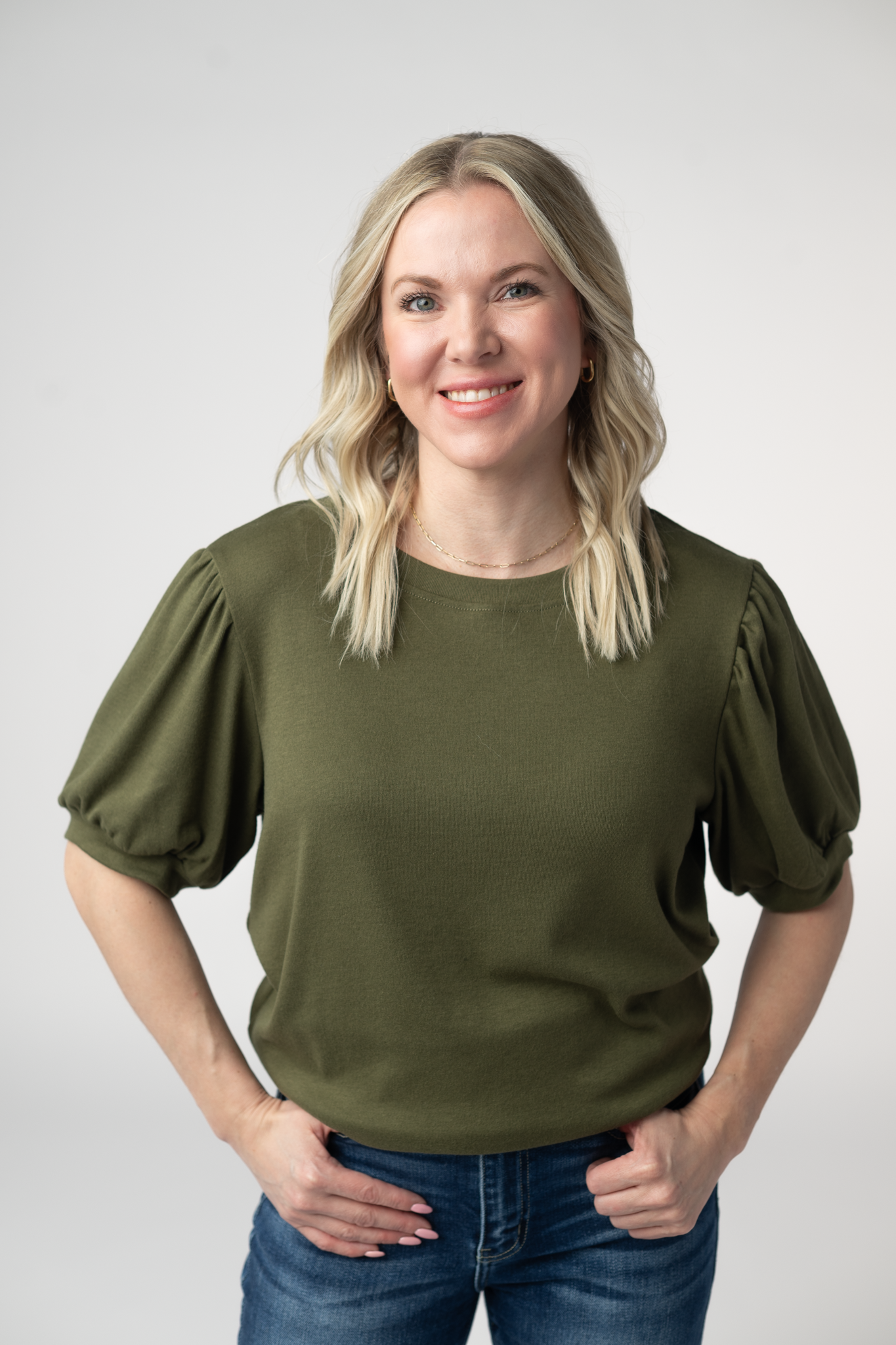 IN STOCK Katie Cozy Top - Olive